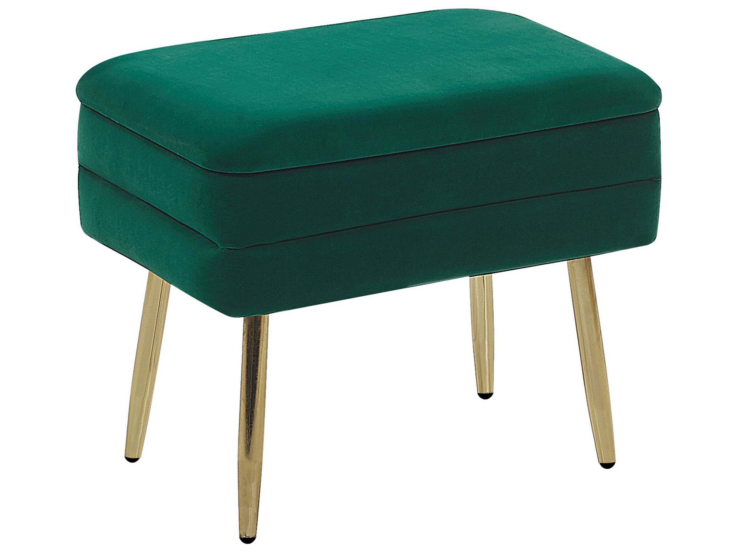 Bedroom Storage Bench Dark Green ODESSA - Gemini Interiors