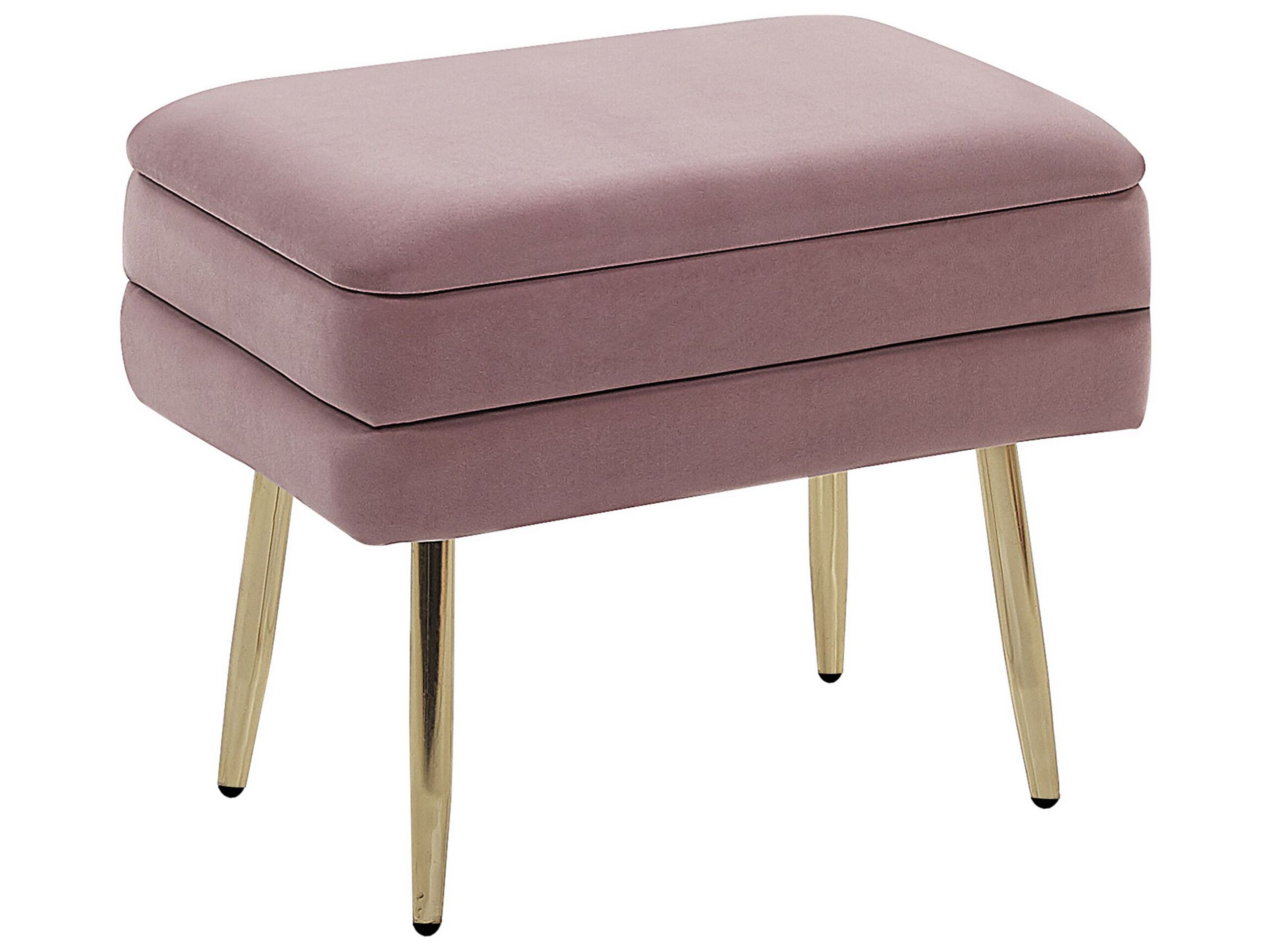 Bedroom Storage Bench Pink ODESSA - Gemini Interiors