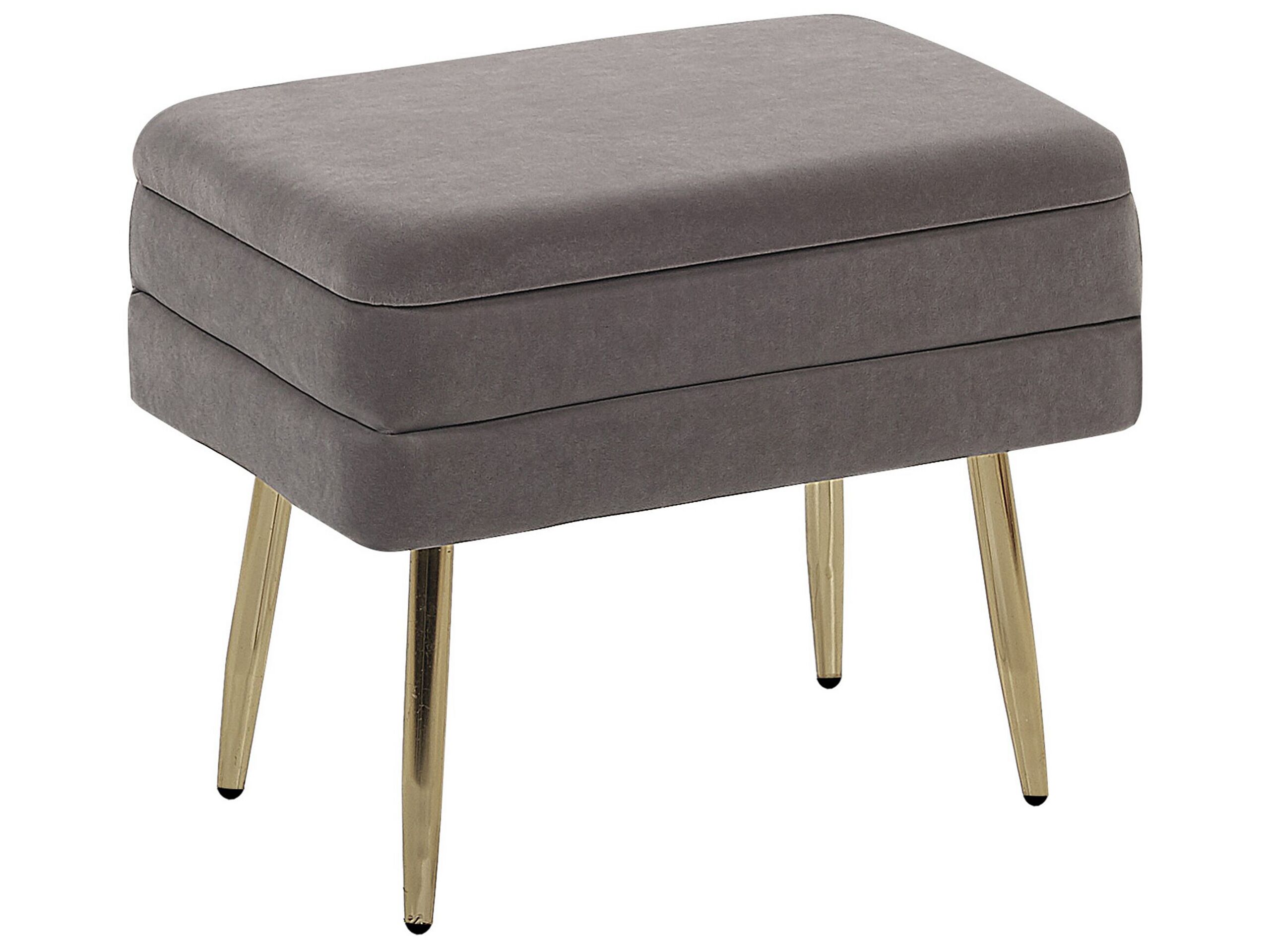 Bedroom Storage Bench Grey ODESSA - Gemini Interiors