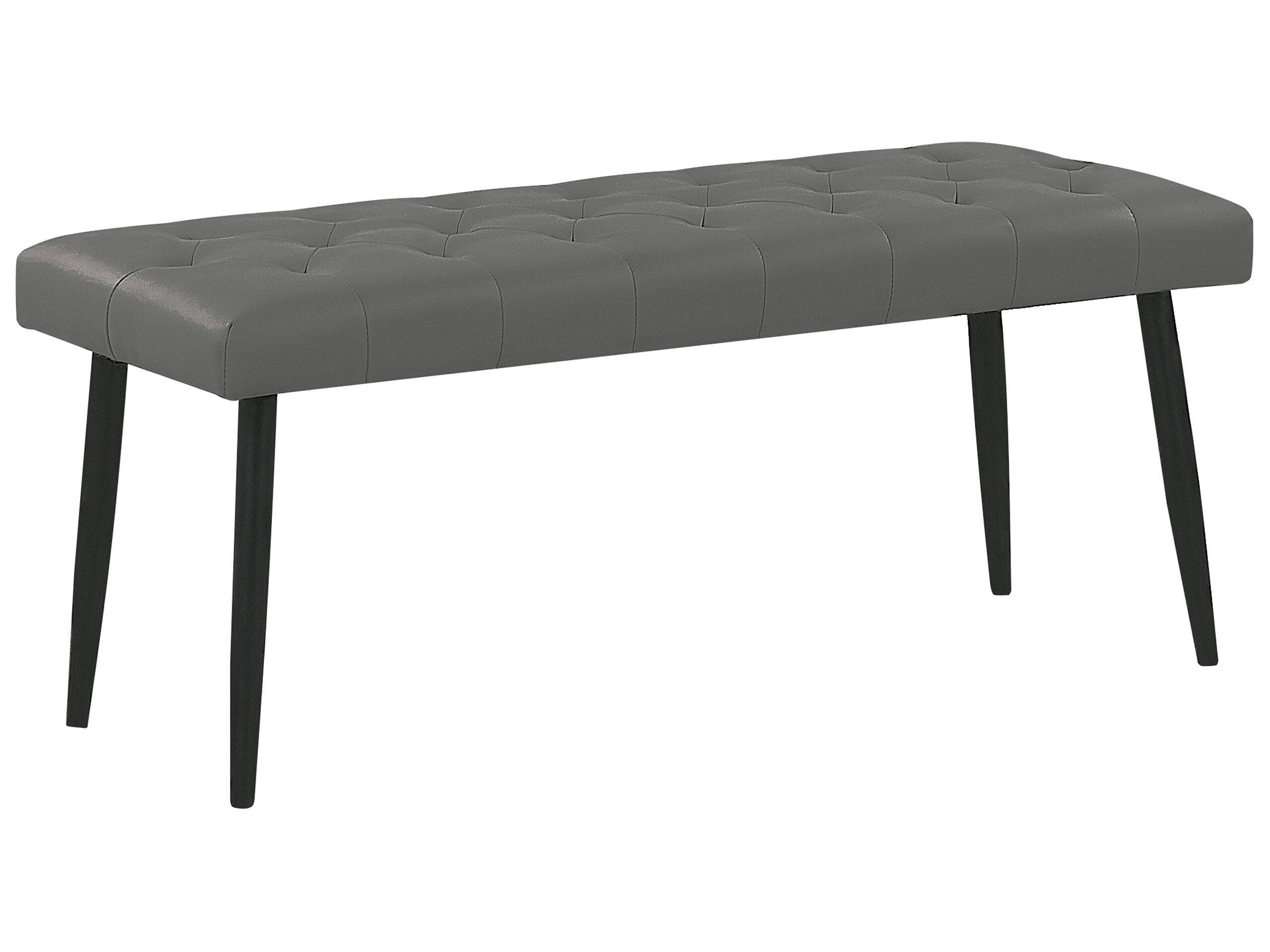 Bedroom Bench Grey ESSONNE - Gemini Interiors