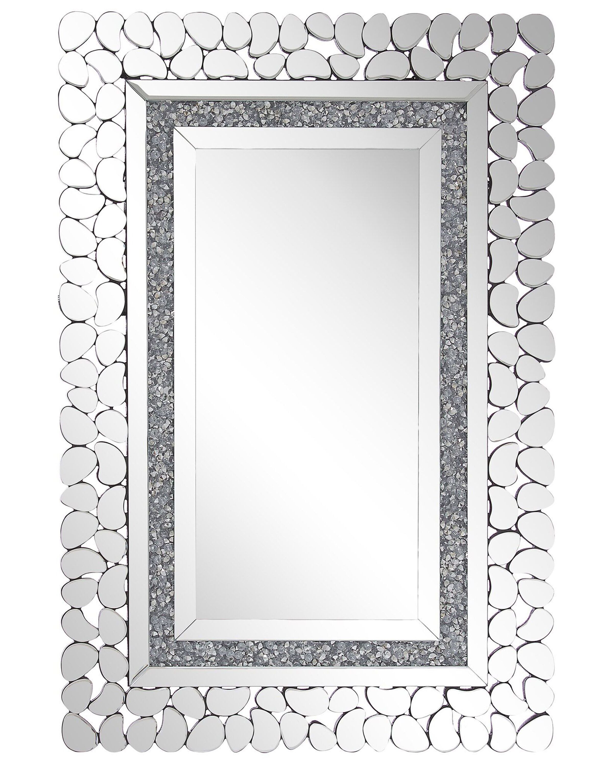 Wall Mirror 60x90cm Silver - Gemini Interiors