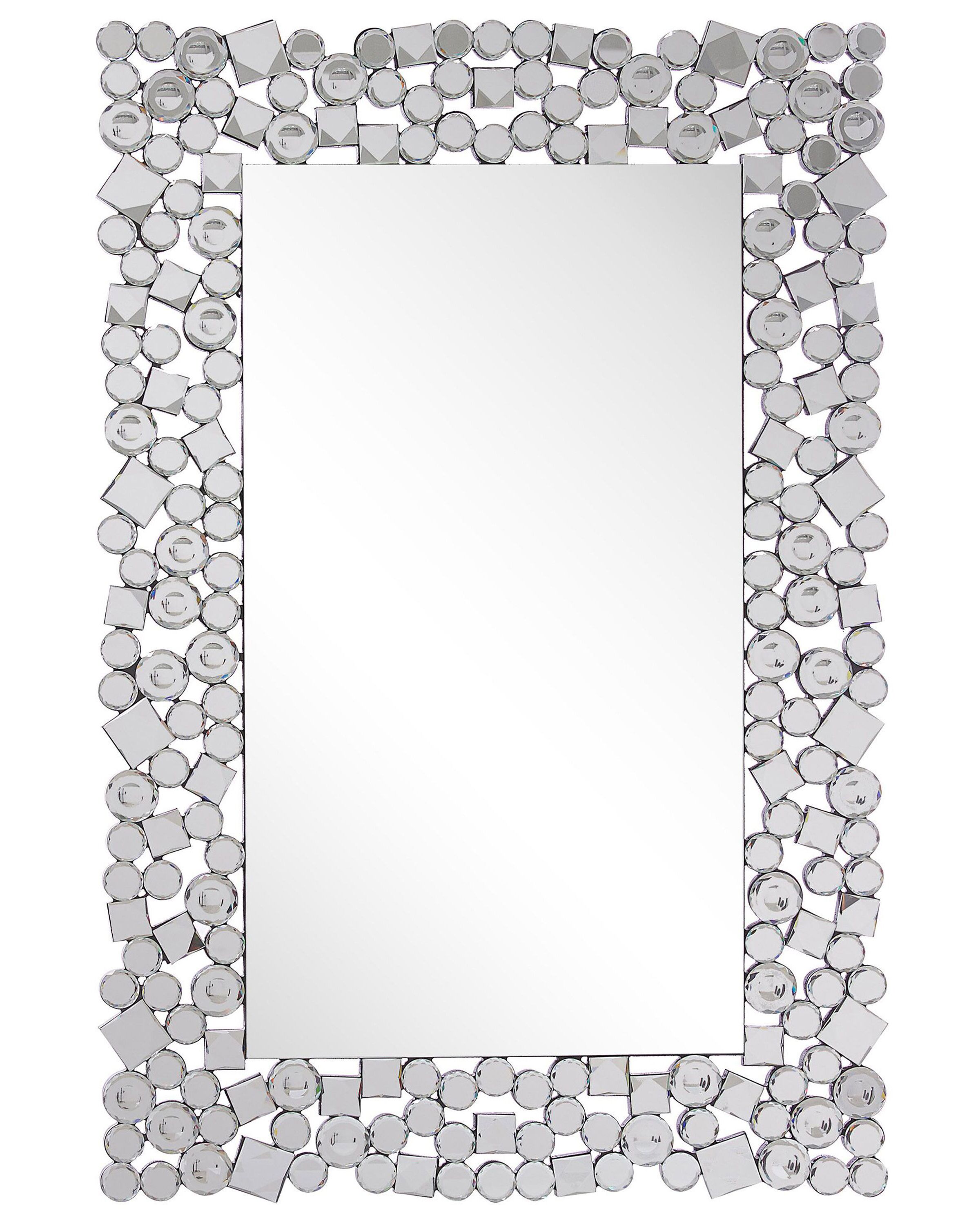 Wall Mirror 60x90cm Silver - Gemini Interiors