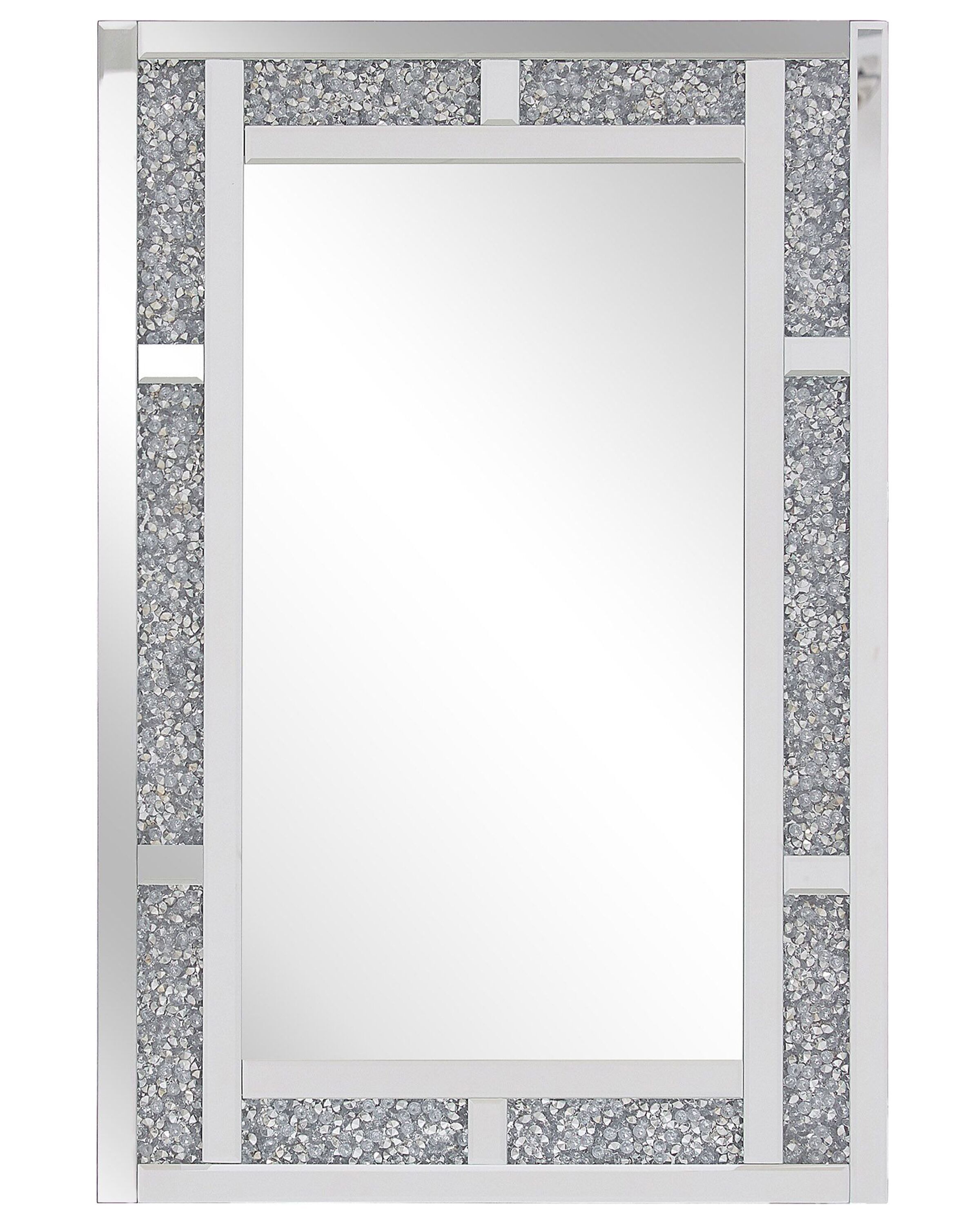 Wall Mirror 60x90cm Silver - Gemini Interiors