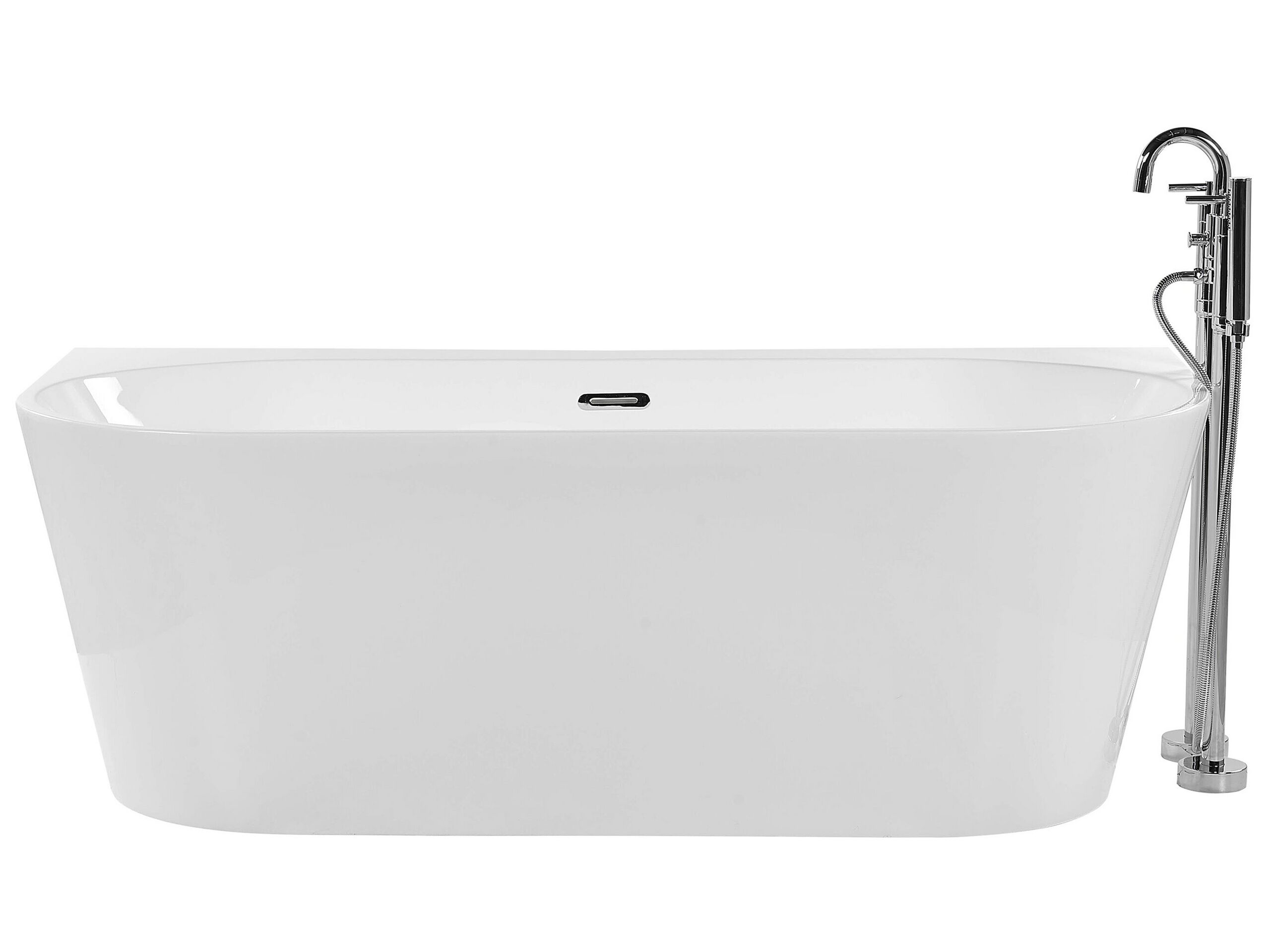 Bath 1700 x 800 mm White HARVEY - Gemini Interiors