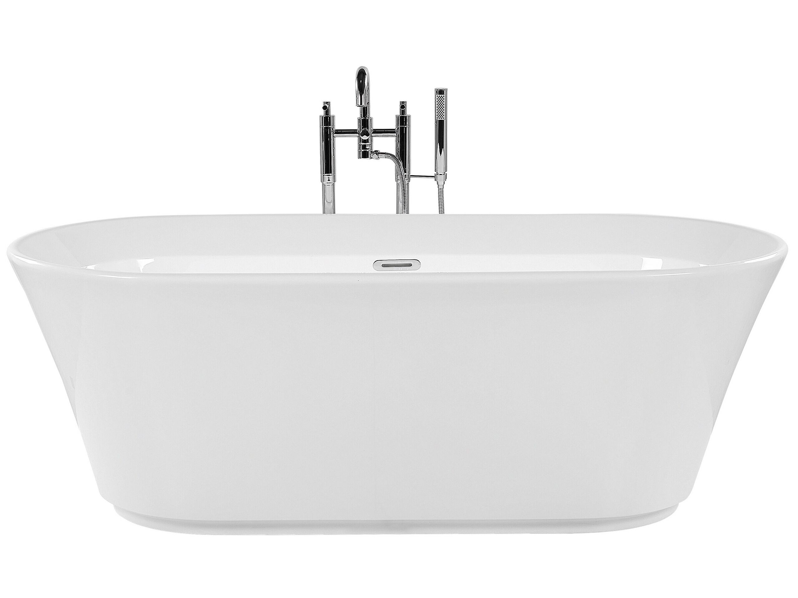 Freestanding Bath 1700 x 800 mm White OVALLE - Gemini Interiors