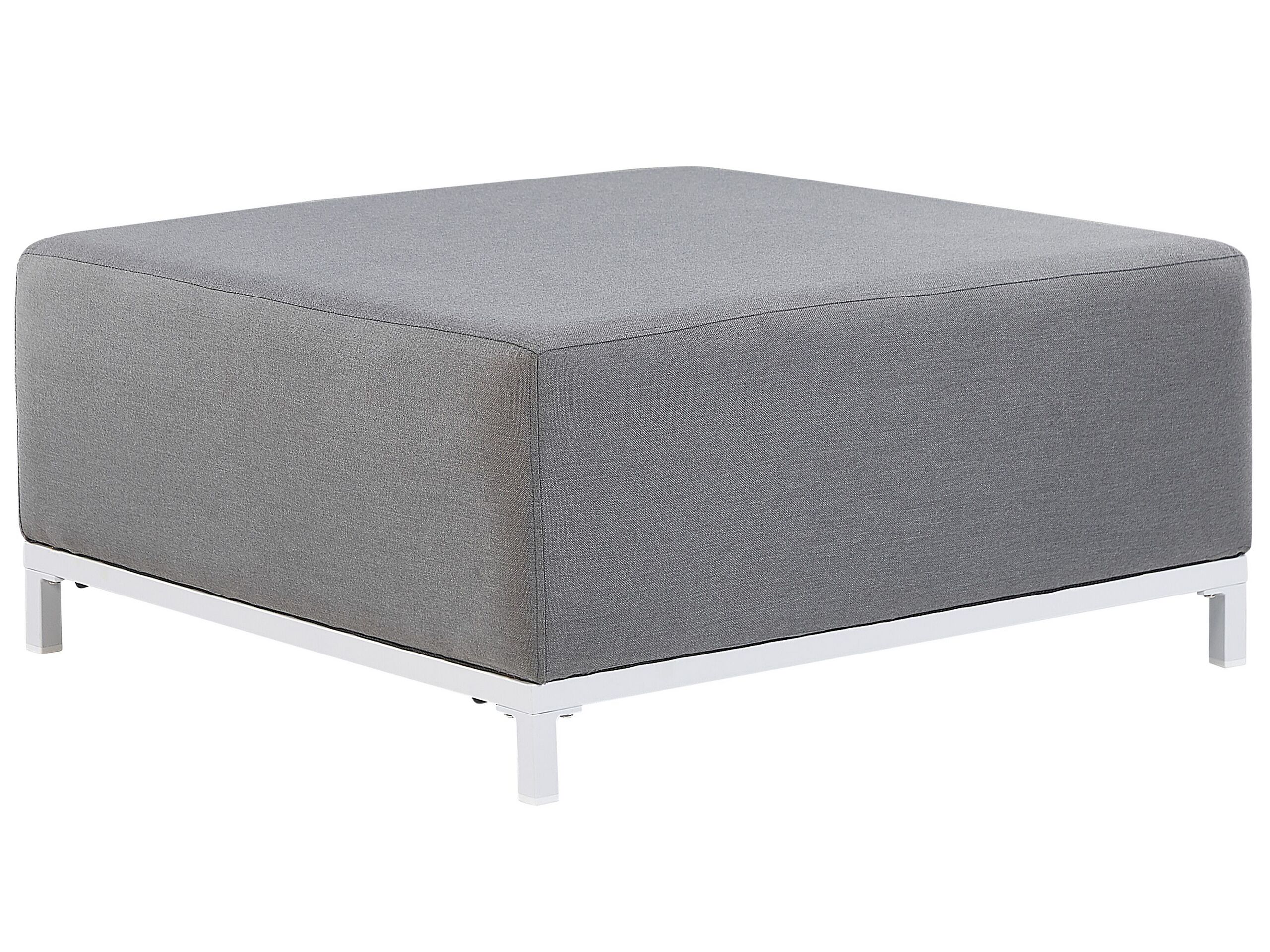 Garden Ottoman Grey with White ROVIGO - Gemini Interiors