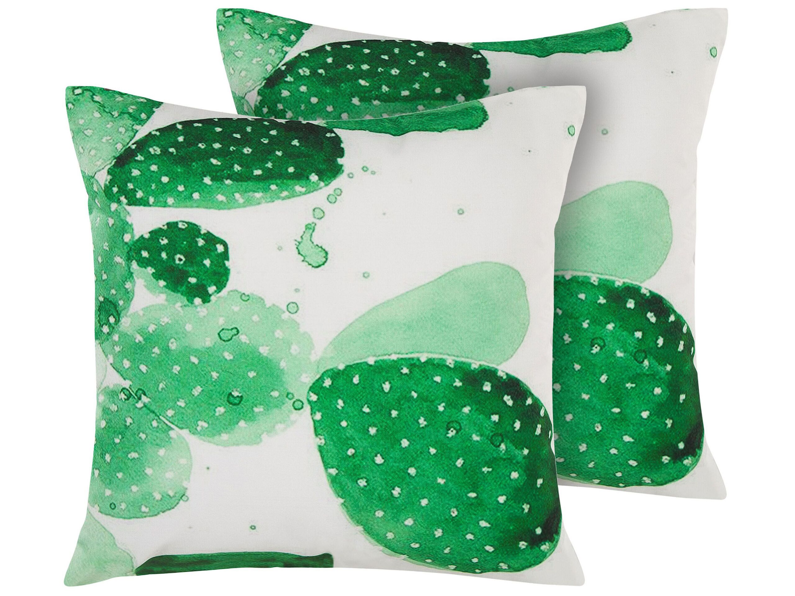 Set of 2 Outdoor Cushions 45 x 45 cm Green OSTINA - Gemini Interiors