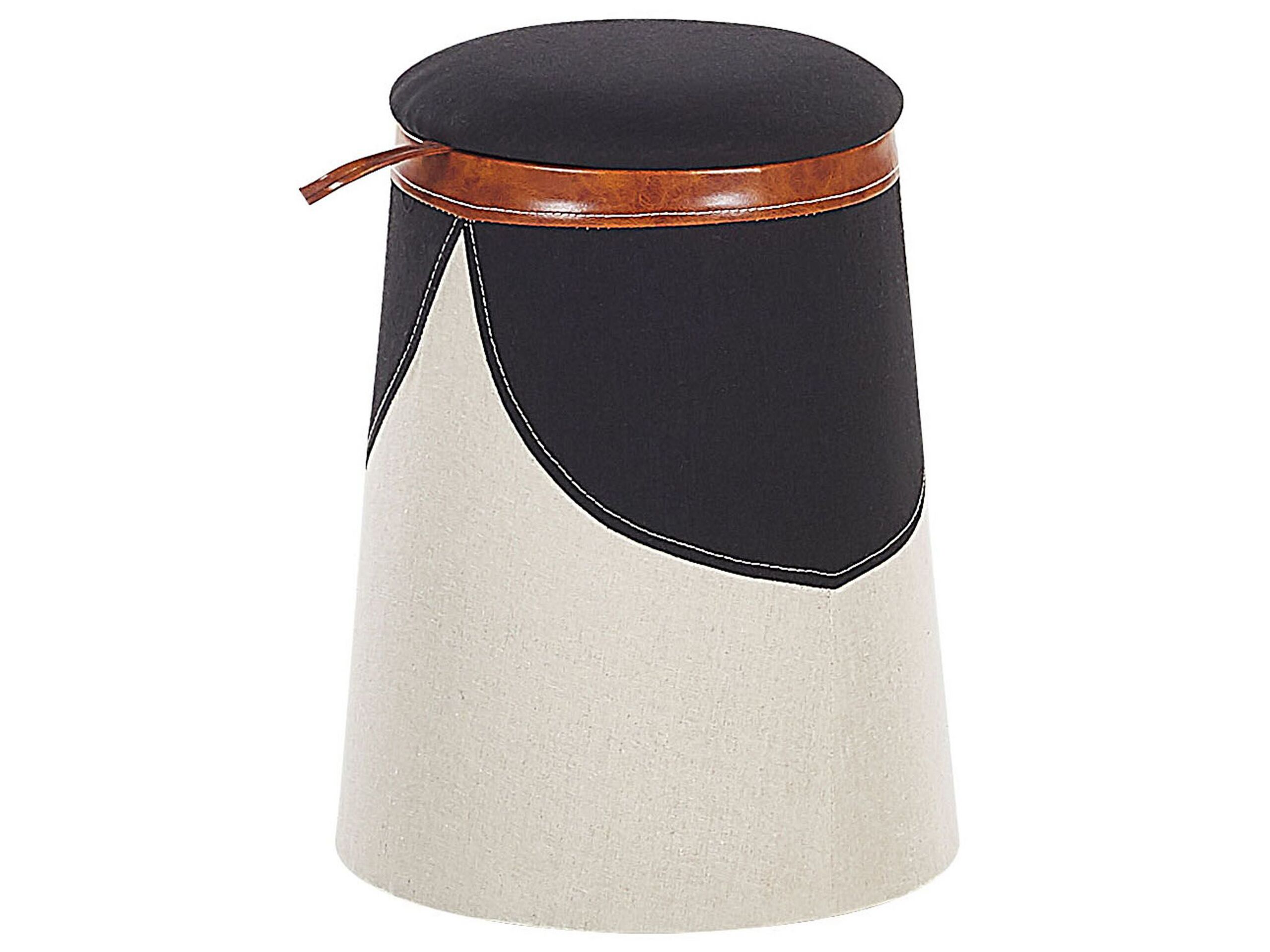 Kids Pouffe with Storage Beige APACHE - Gemini Interiors