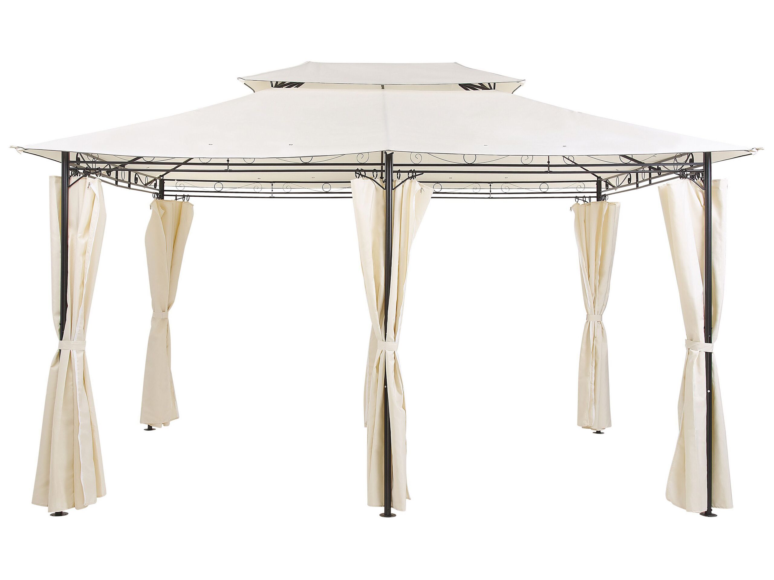 Gazebo 300 x 400 cm Beige COLOS - Gemini Interiors