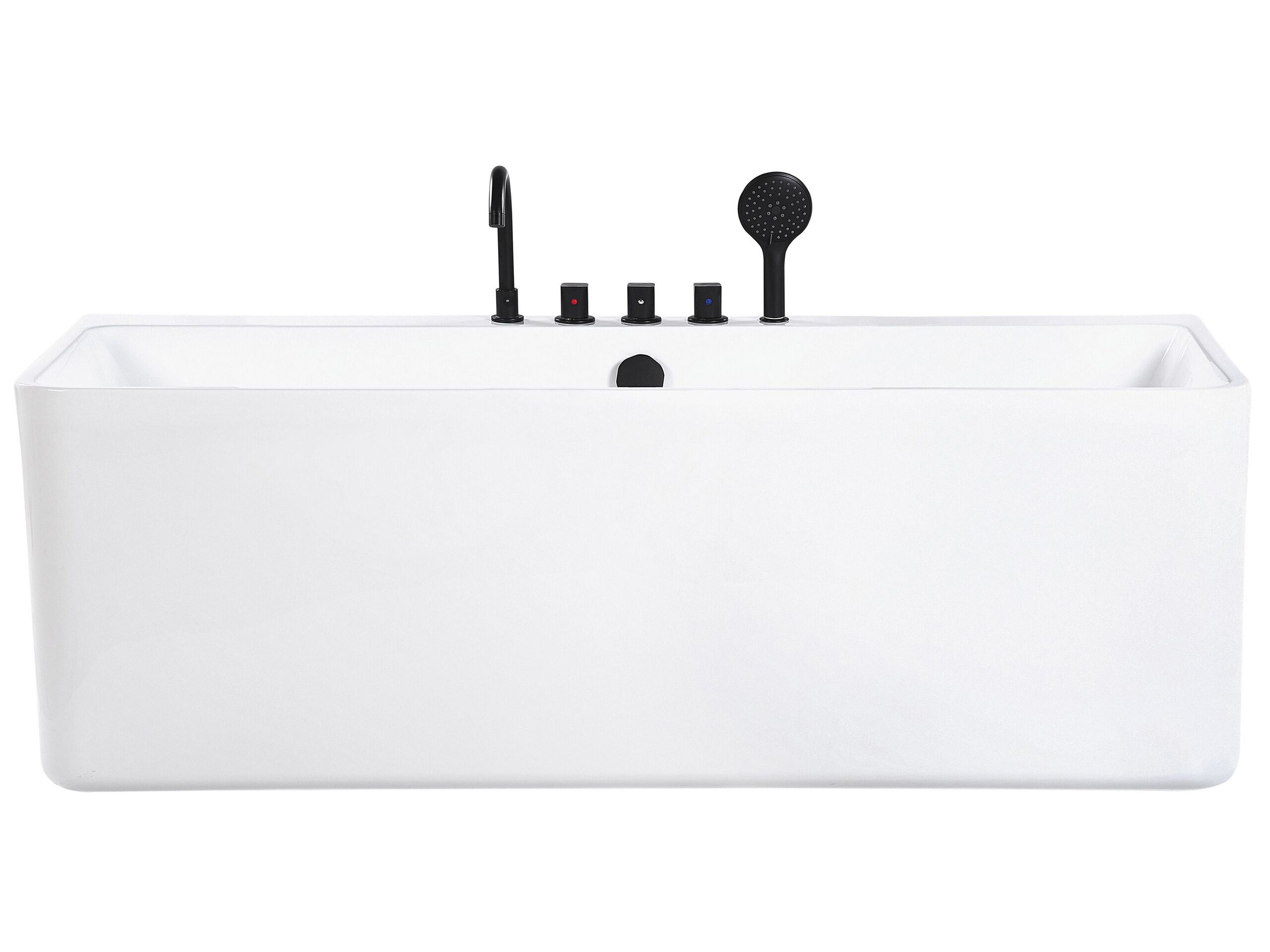 Bath 1700 x 750 mm White QUATRE - Gemini Interiors