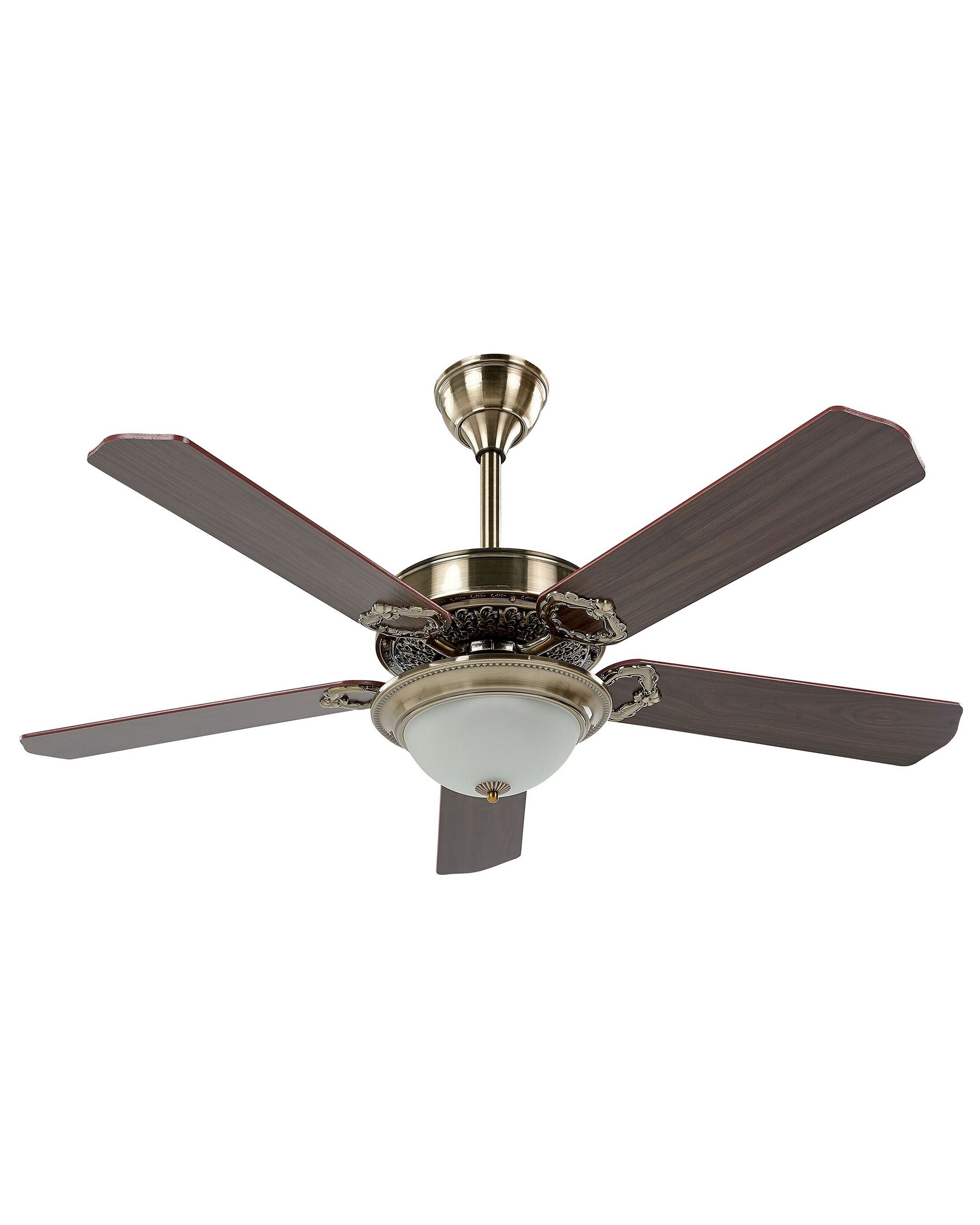 Ceiling Fan with Light Gold BEGEJ - Gemini Interiors