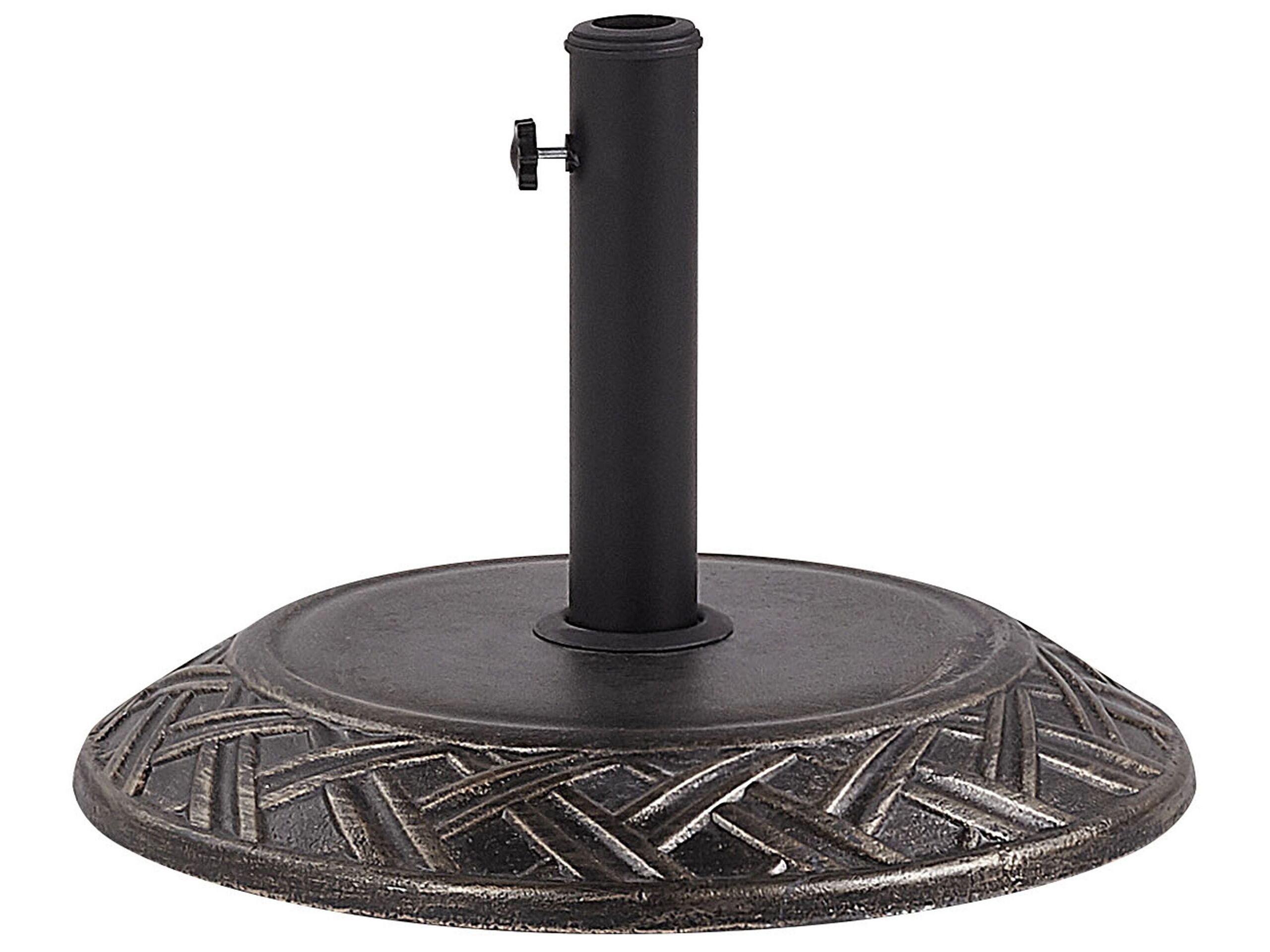 Parasol Base 50 cm Brown CAPACI - Gemini Interiors