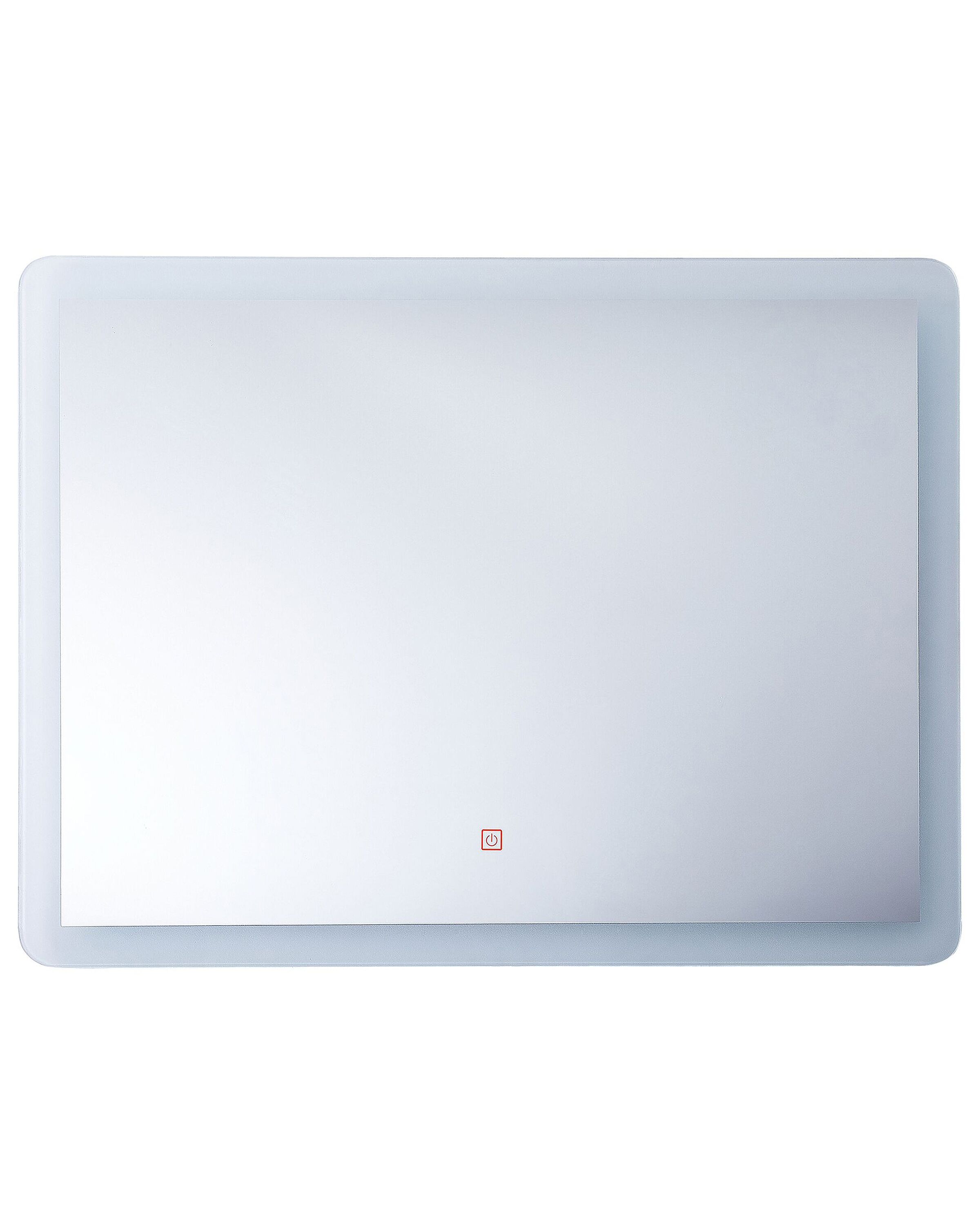 LED Wall Mirror 60x80cm Silver - Gemini Interiors