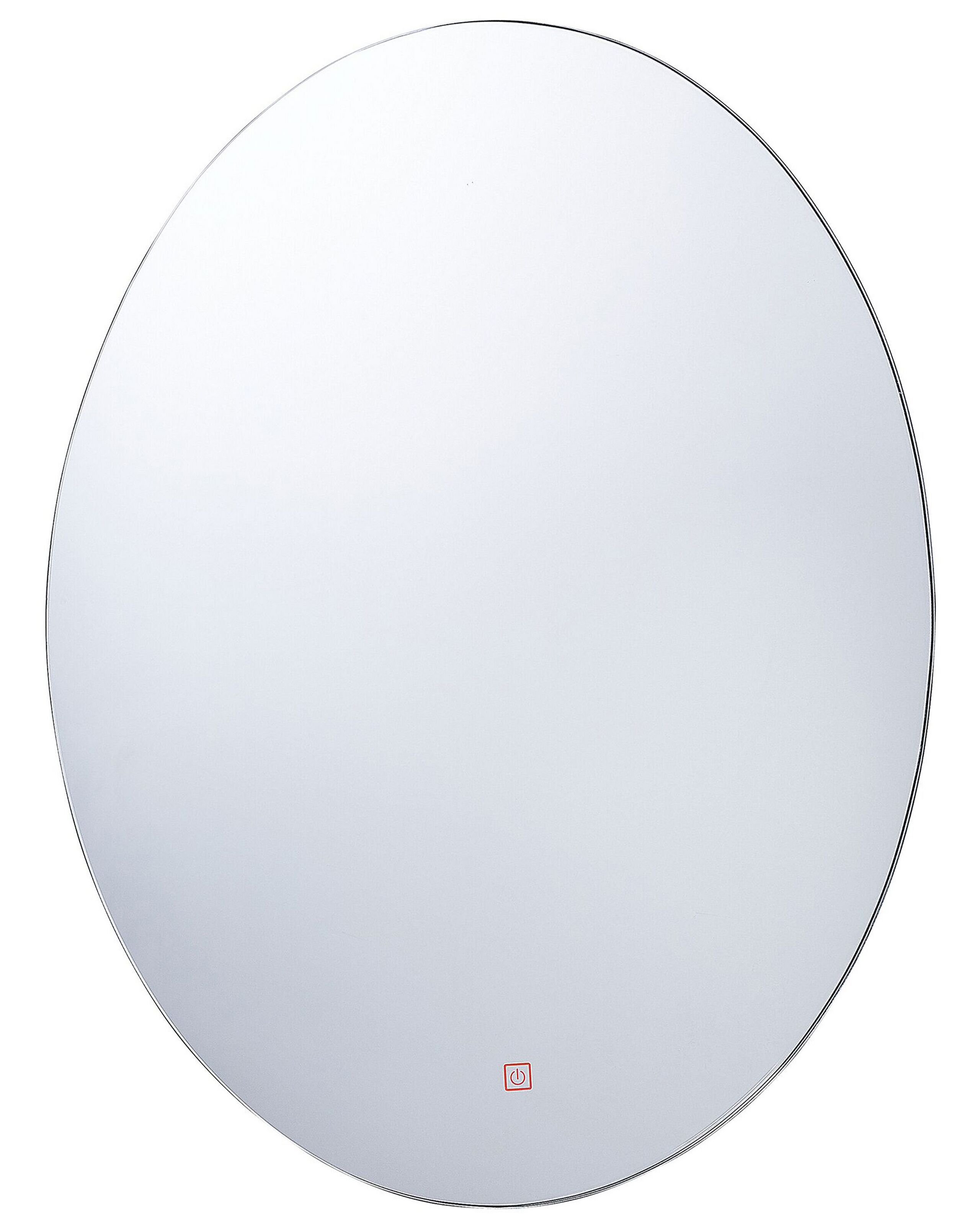 LED Wall Mirror 60x80cm Silver - Gemini Interiors