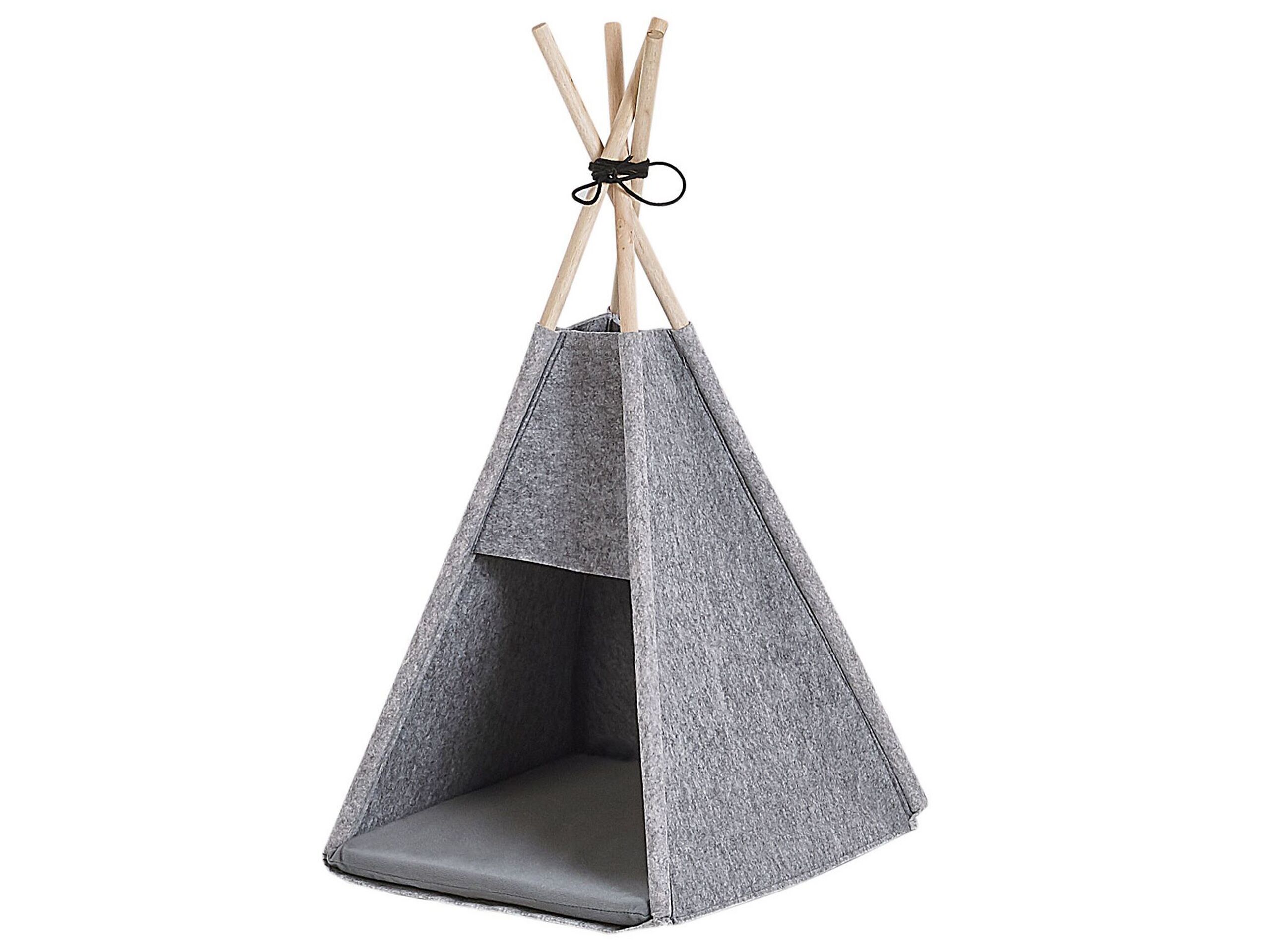 Felt Pet Teepee 35 x 40 cm Grey ULUBEY - Gemini Interiors