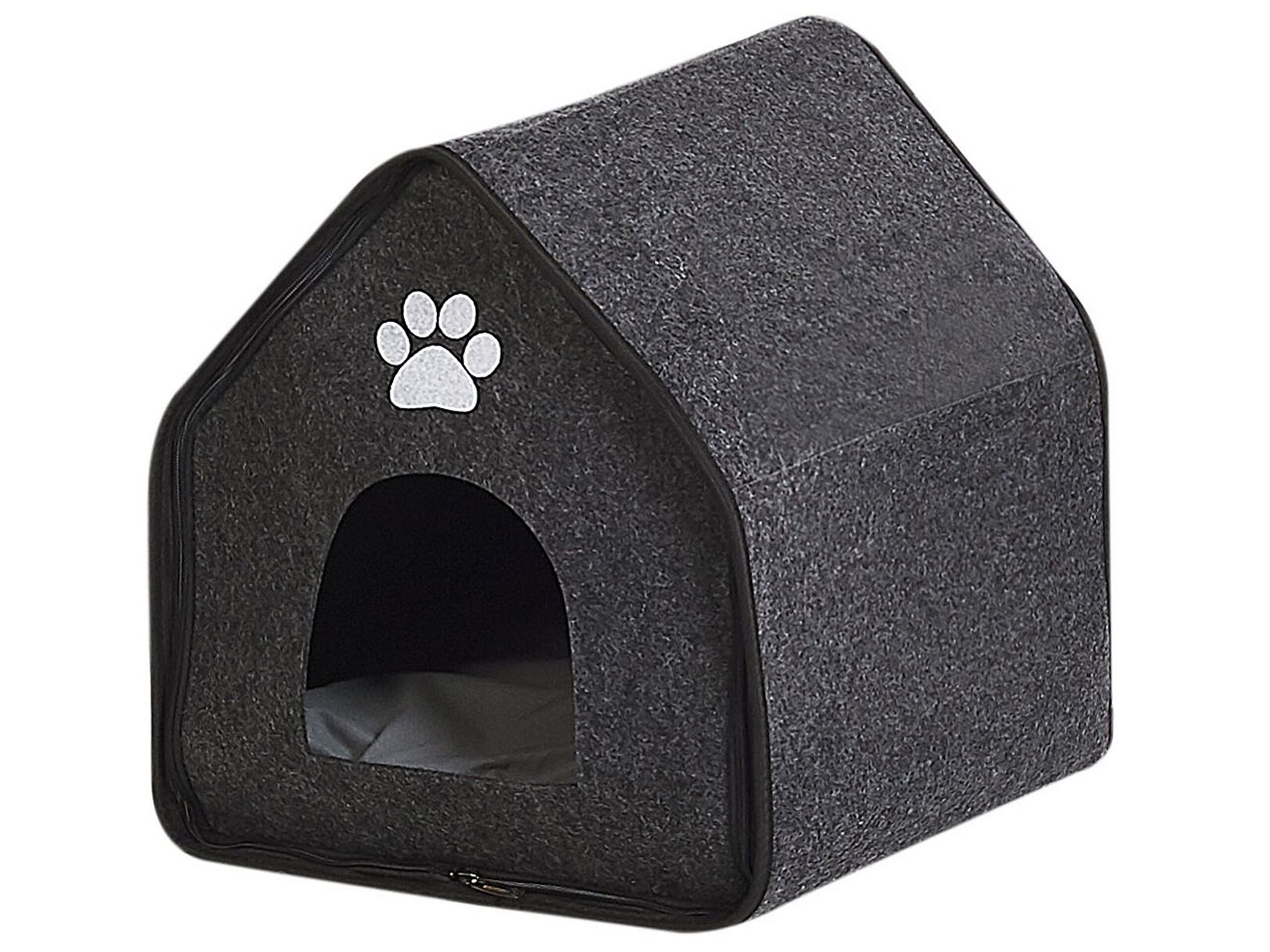 Felt Dog House 40 x 40 cm Grey JANGI - Gemini Interiors