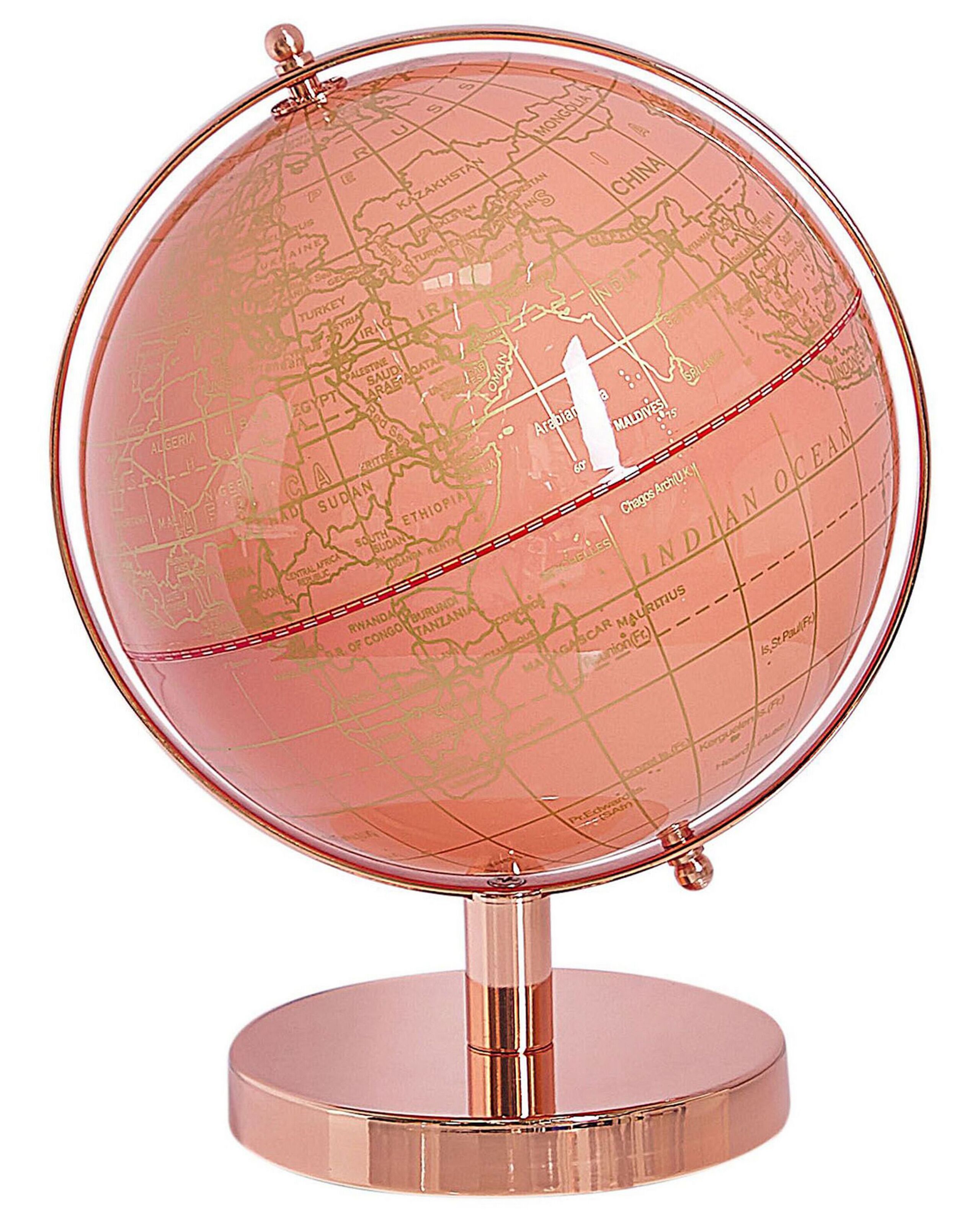 Decorative Globe 28 cm Pink CABOT - Gemini Interiors