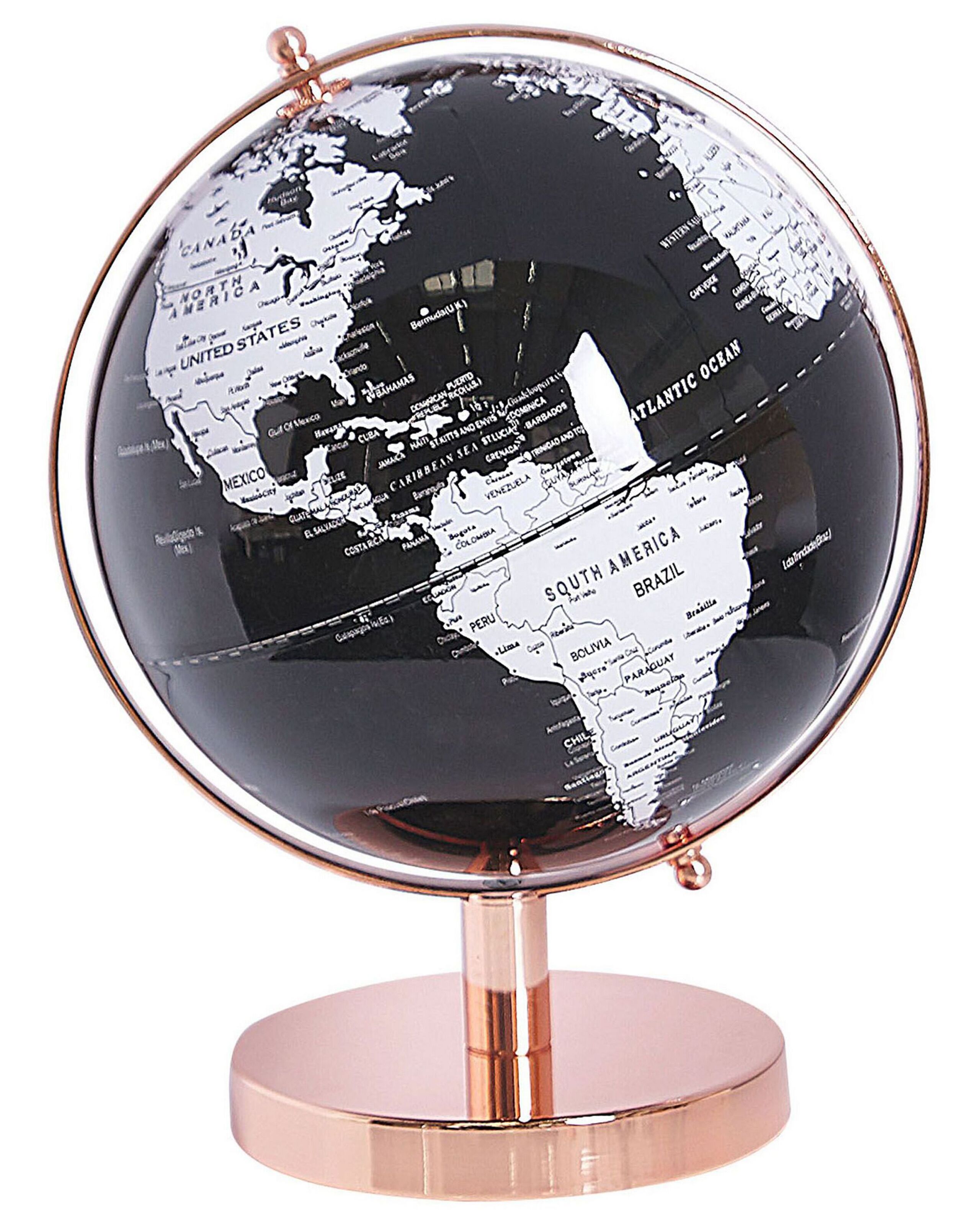 Decorative Globe 28cm Black and White - Gemini Interiors