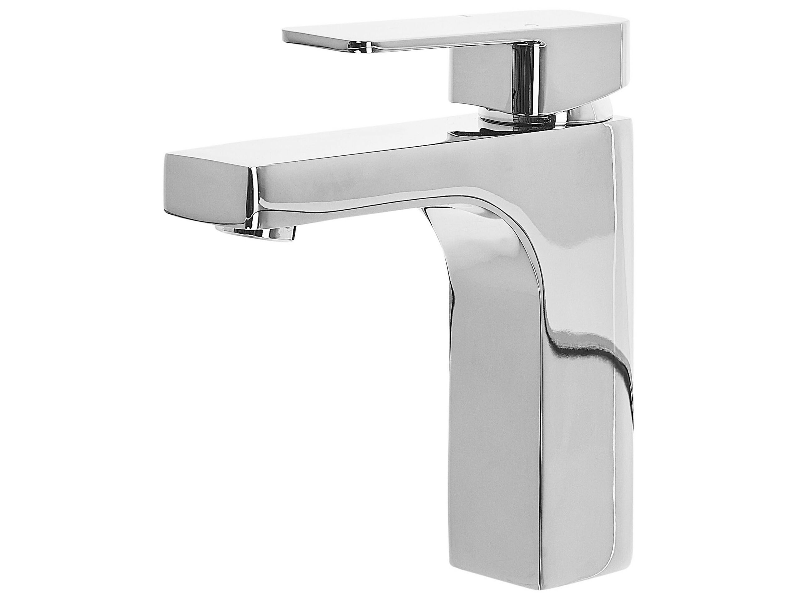 Mono Bathroom Basin Tap Silver IRUPU - Gemini Interiors