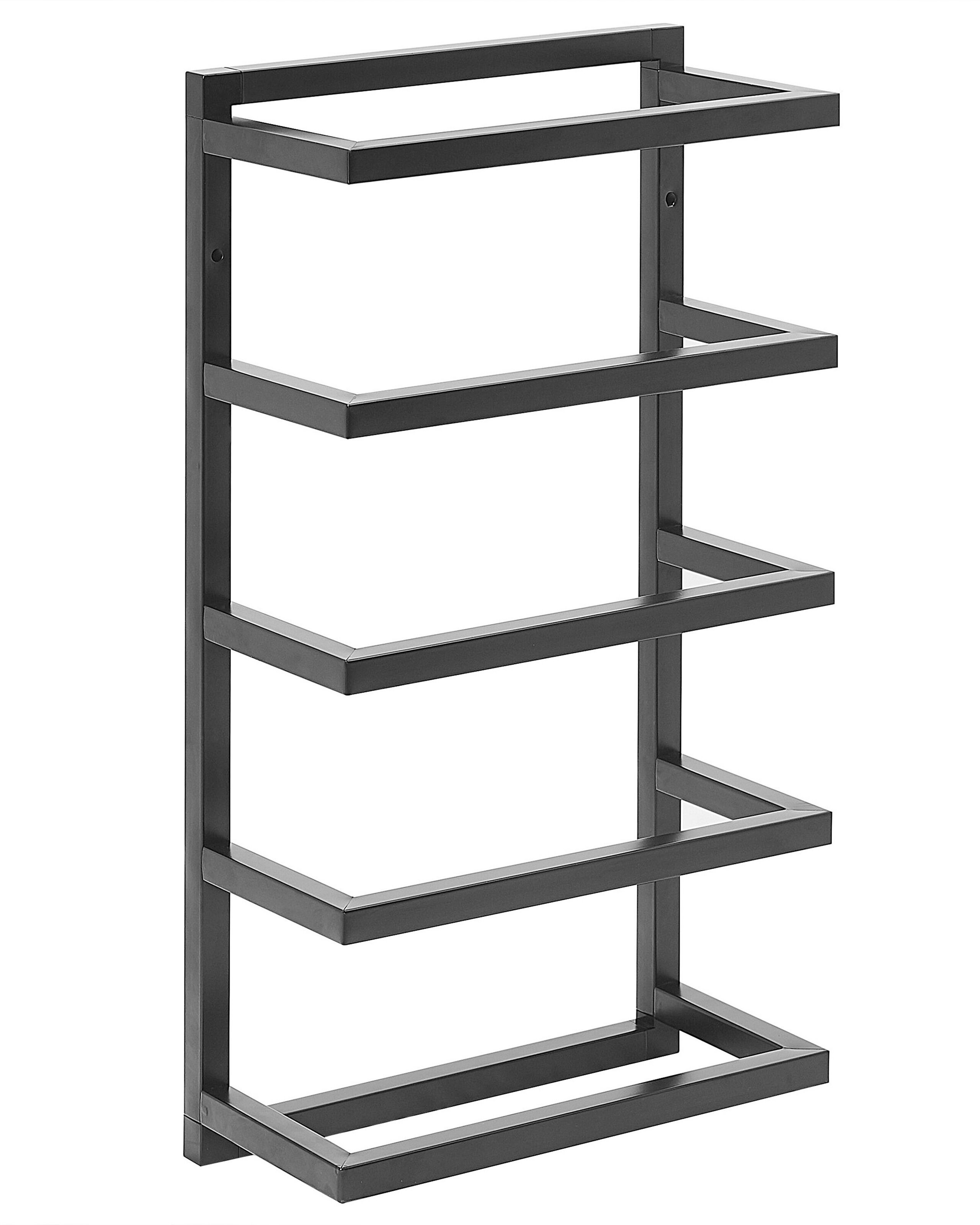 Towel Rack 31 x 57 cm Black CINTRA - Gemini Interiors