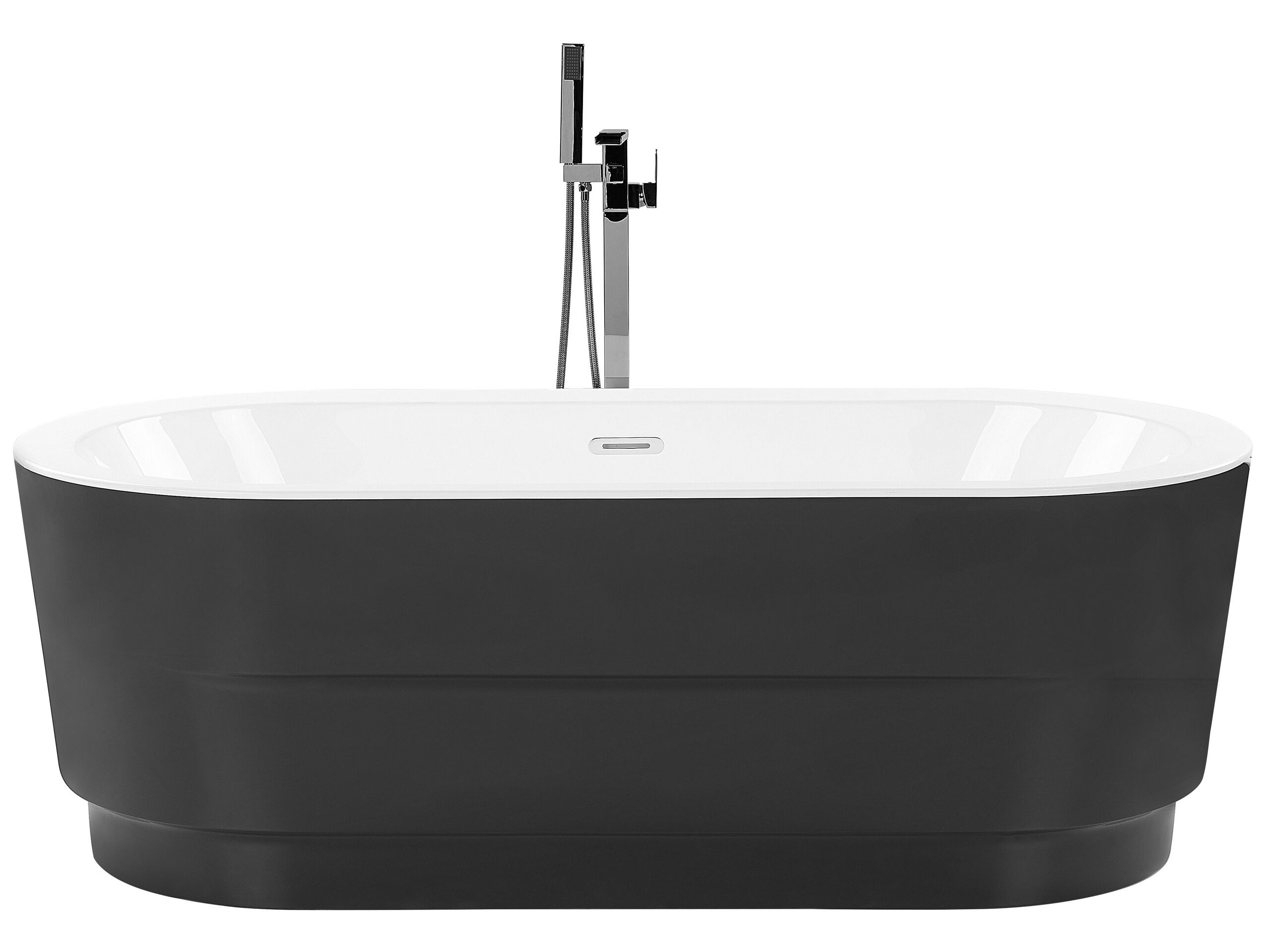 Freestanding Bath 1700 x 800 mm Black EMPRESA - Gemini Interiors