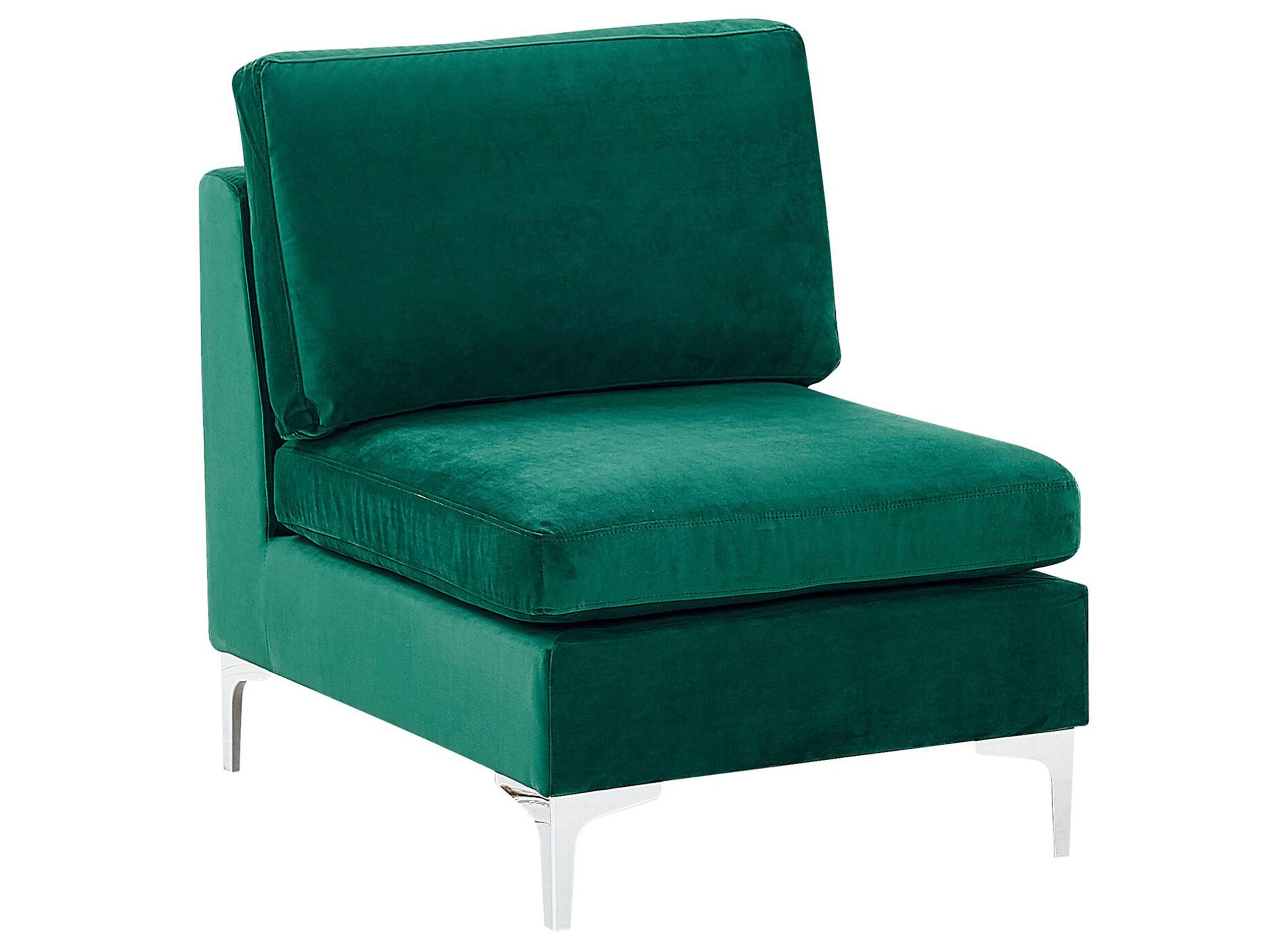 Velvet 1-Seat Section Green EVJA - Gemini Interiors