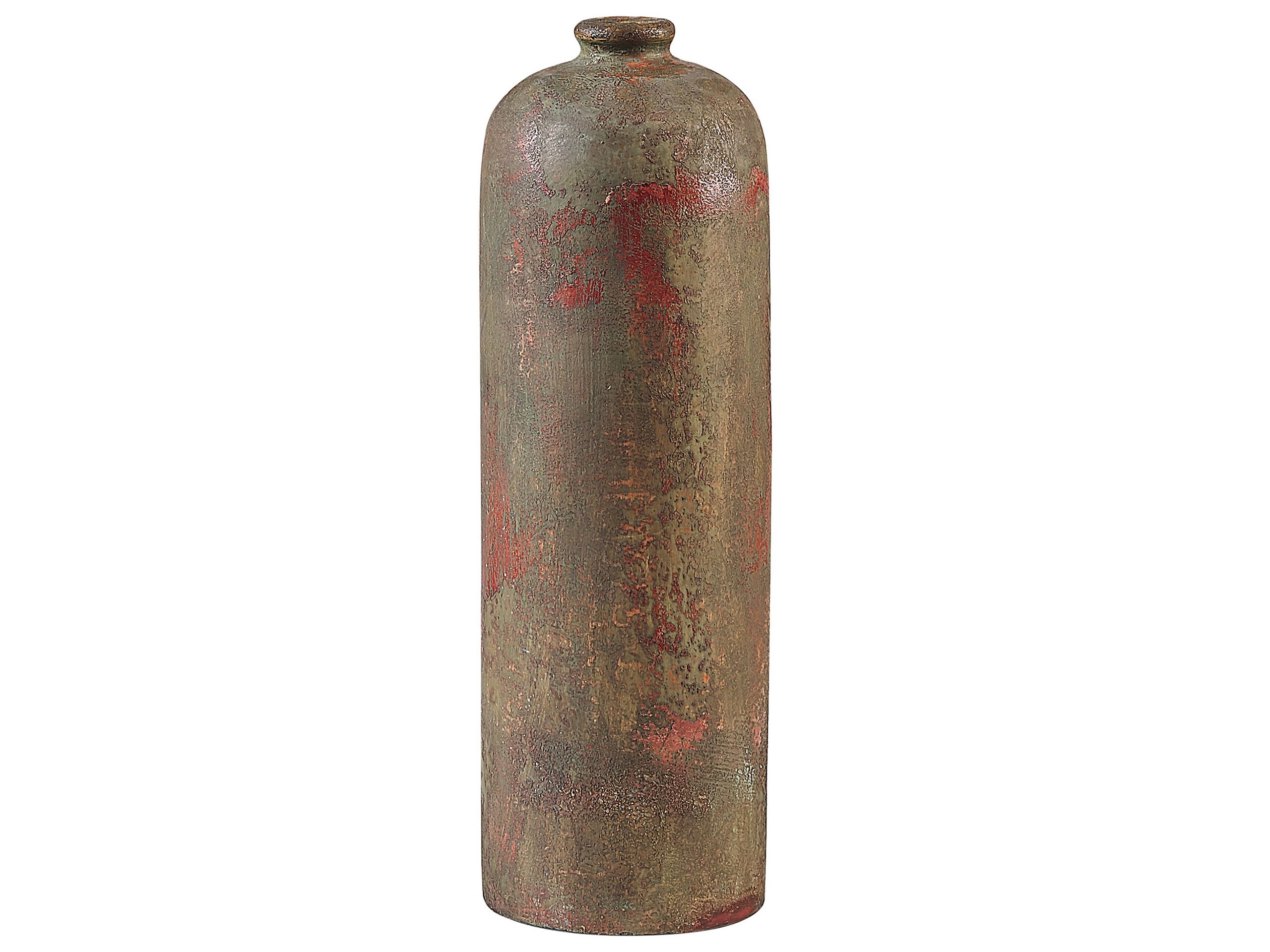 Terracotta Decorative Vase 41 Green - Gemini Interiors