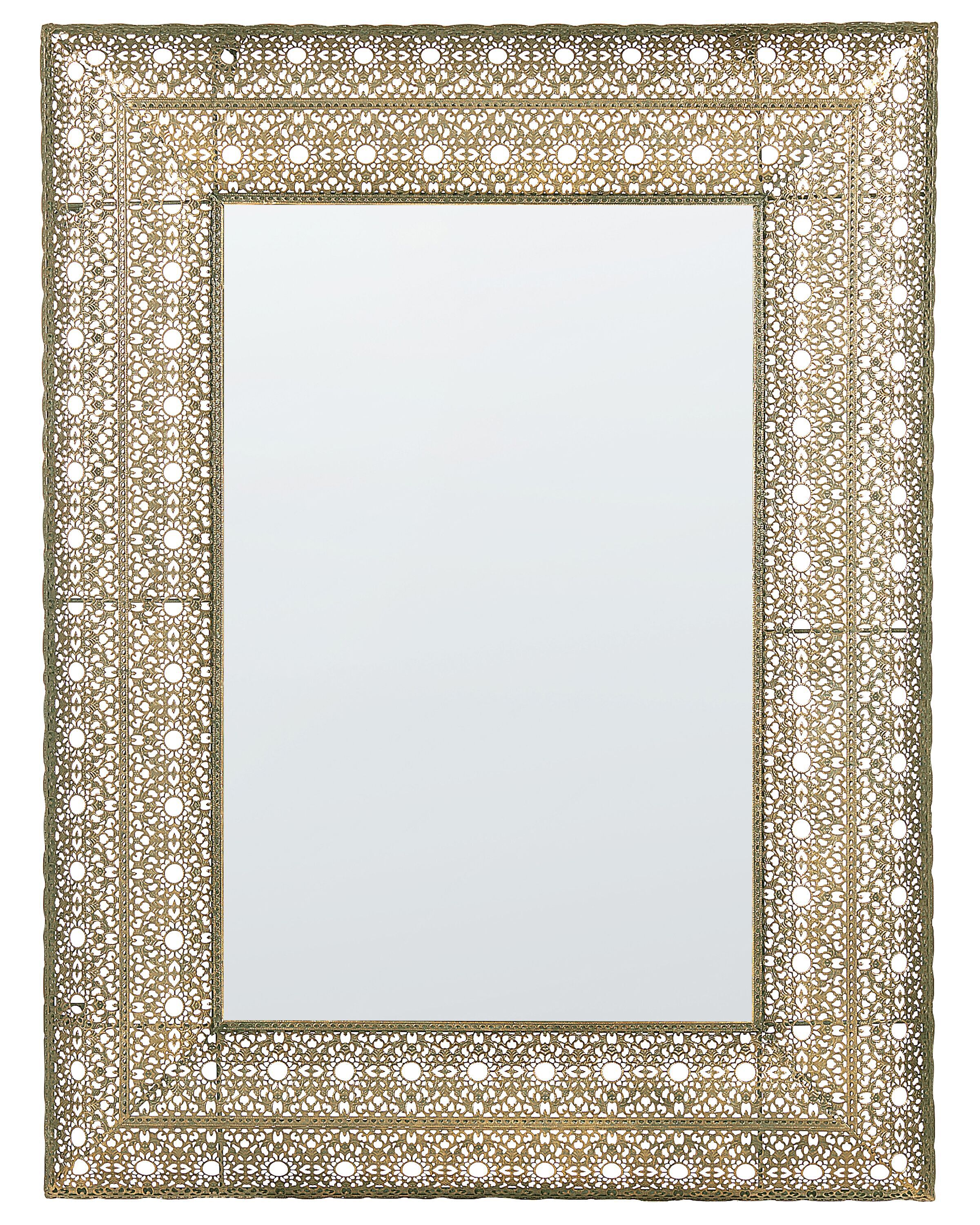Wall Mirror 69x90cm Gold - Gemini Interiors