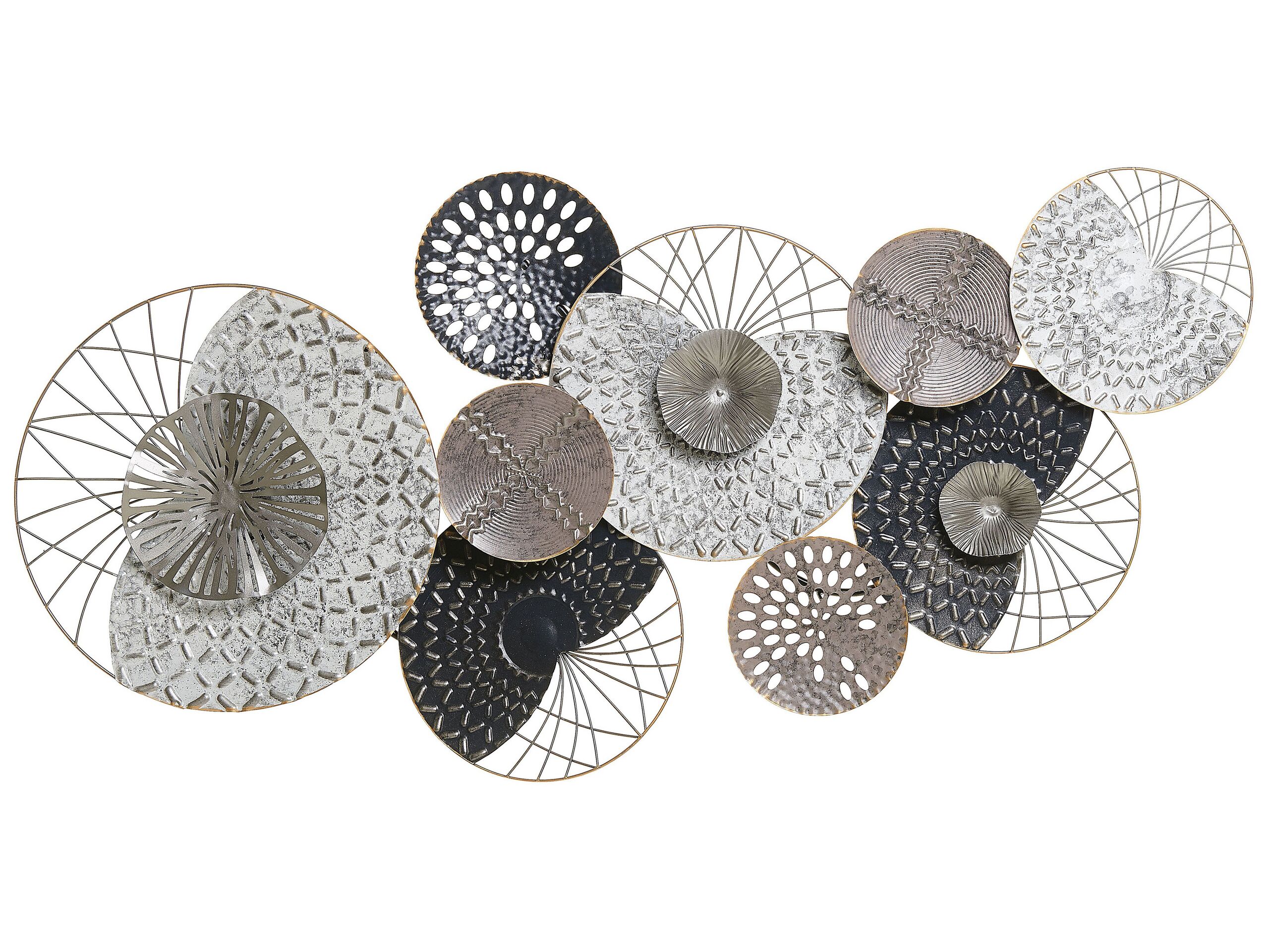 Wall DÃ cor Black and Silver CESIUM - Gemini Interiors