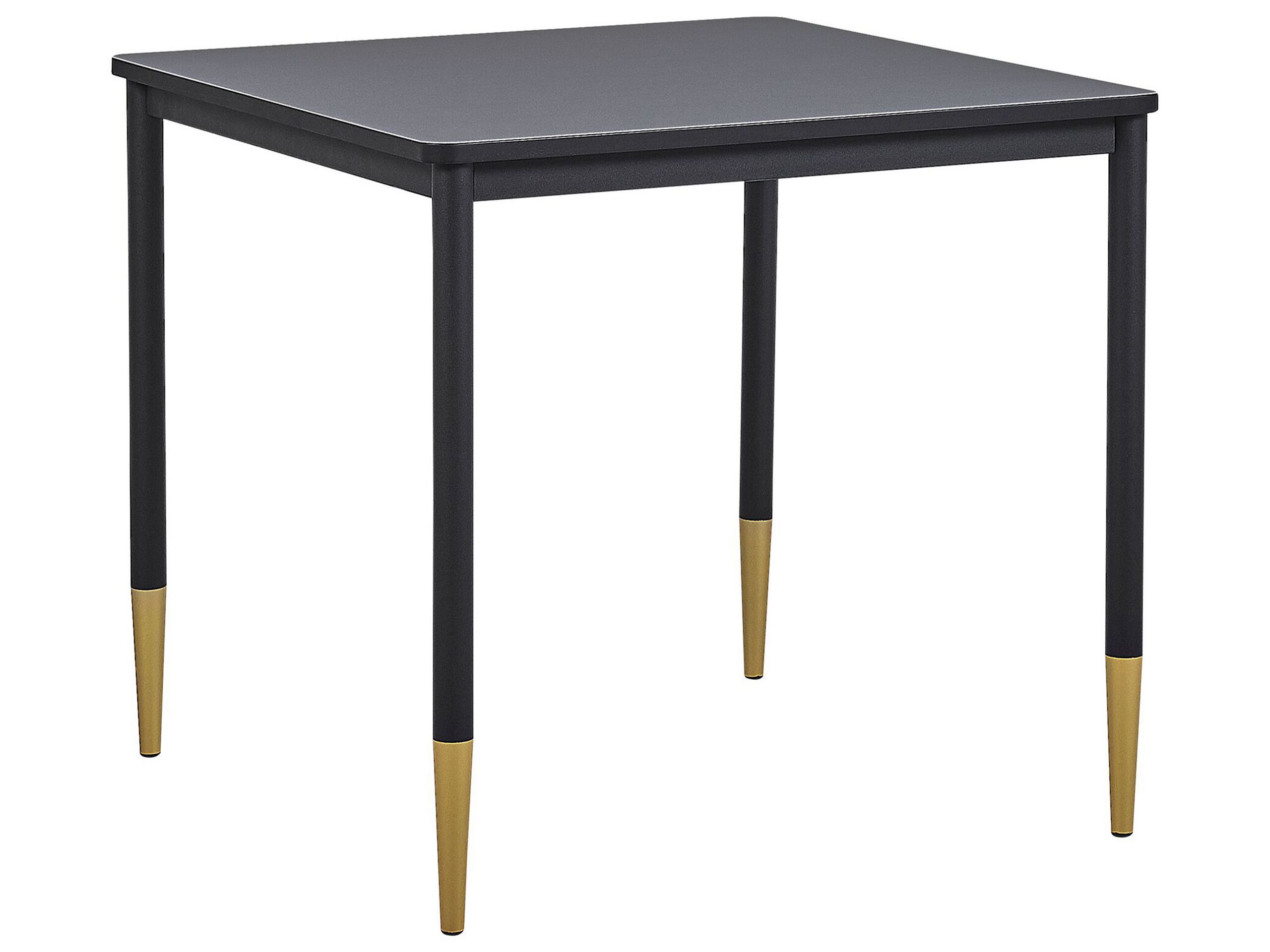 Dining Table 80 x 80 cm Black SHALFORD - Gemini Interiors
