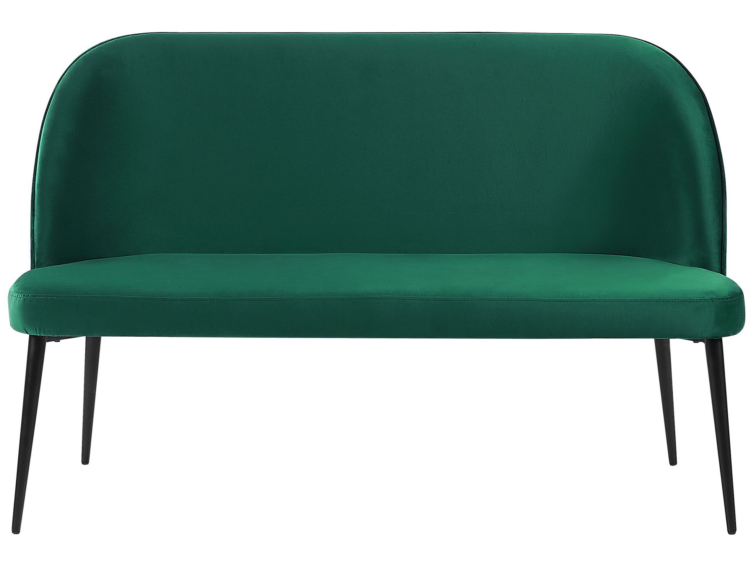 2 Seater Velvet Kitchen Sofa Green OSBY - Gemini Interiors