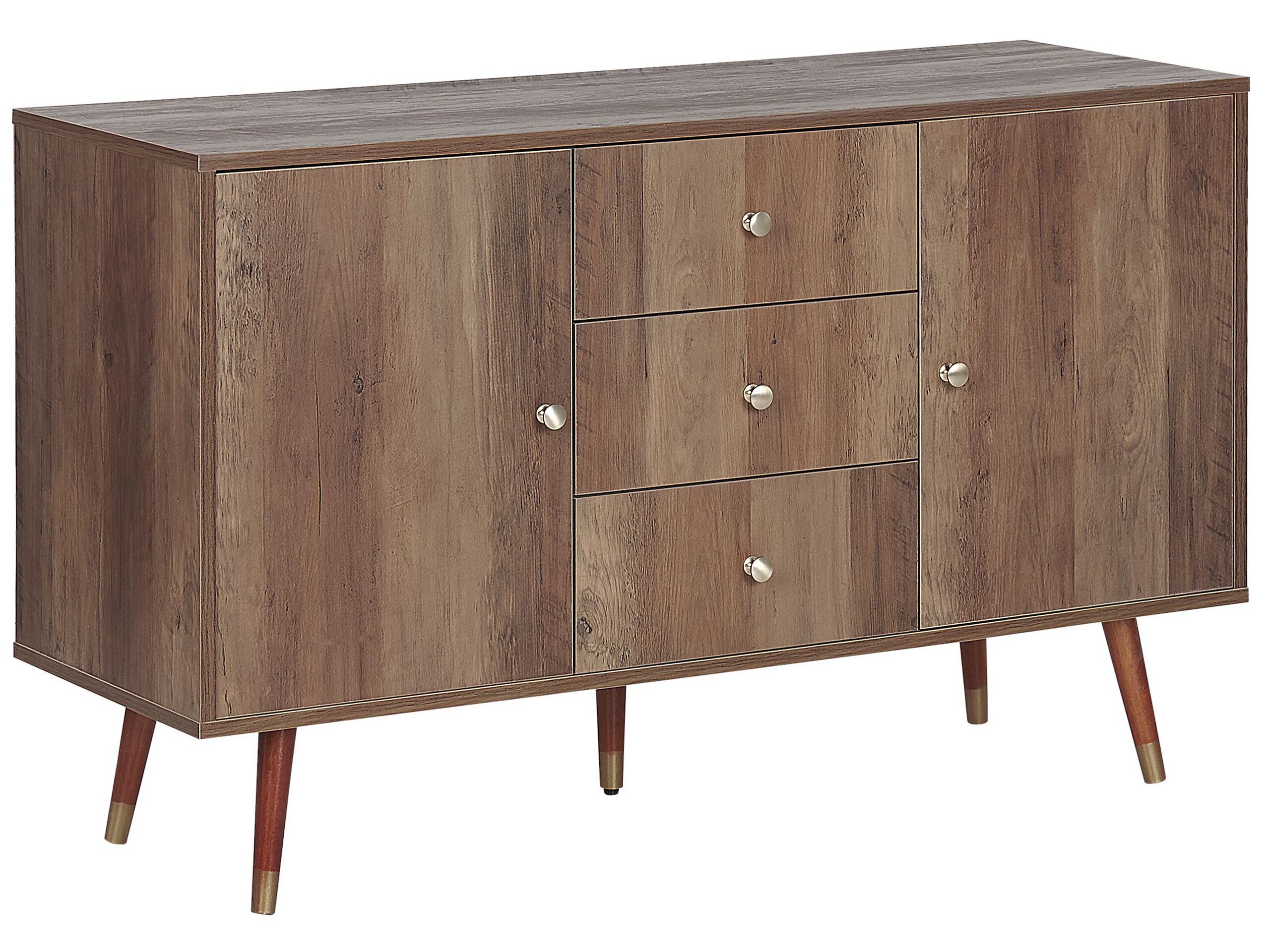 3 Drawer Sideboard Light Wood ULIKA - Gemini Interiors