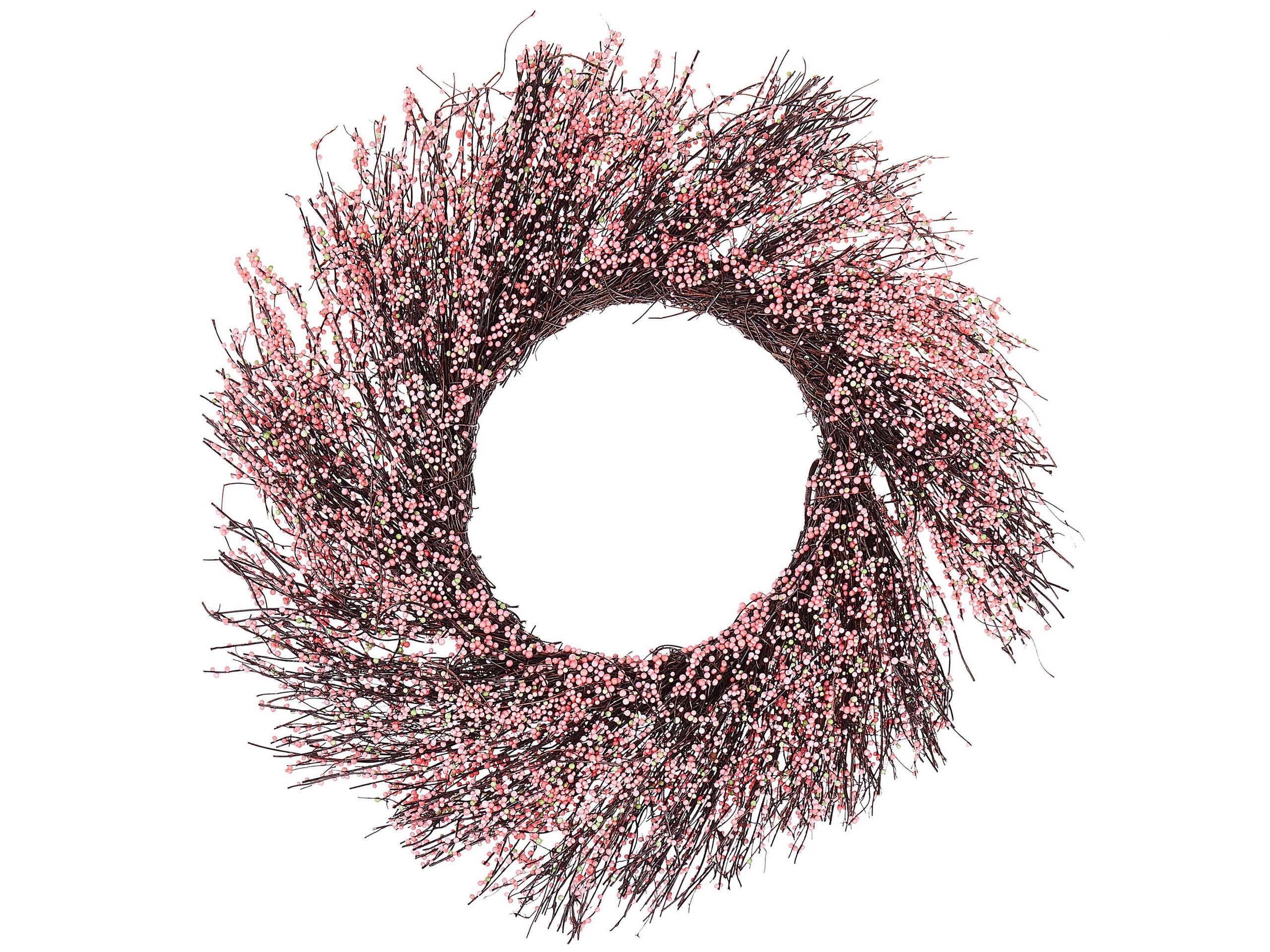 Door Wreath Ã ̧ 50 cm Pink GALLETAS - Gemini Interiors
