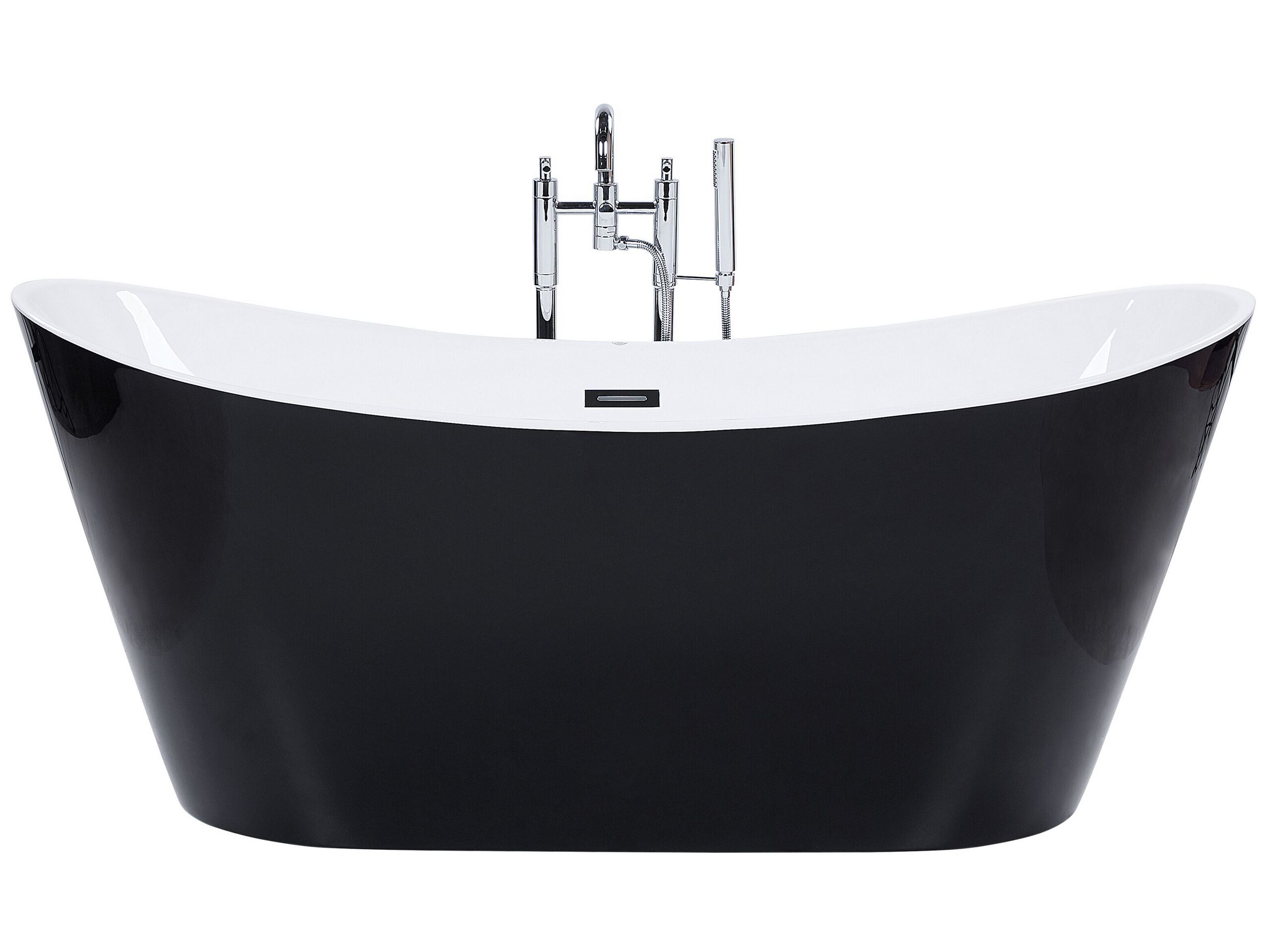 Freestanding Bath 1800 x 780 mm Black ANTIGUA - Gemini Interiors