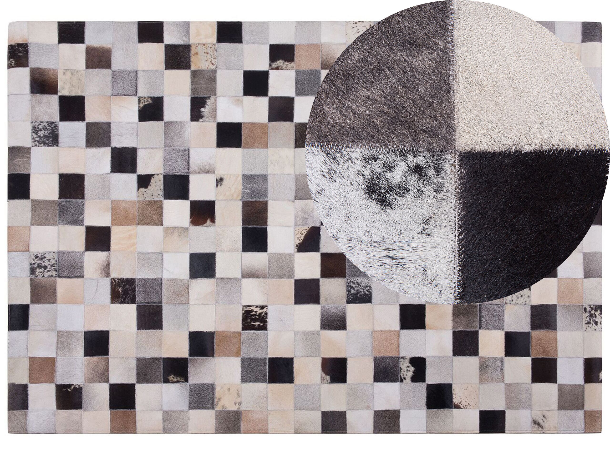 Cowhide Area Rug 160x230cm Brown - Gemini Interiors