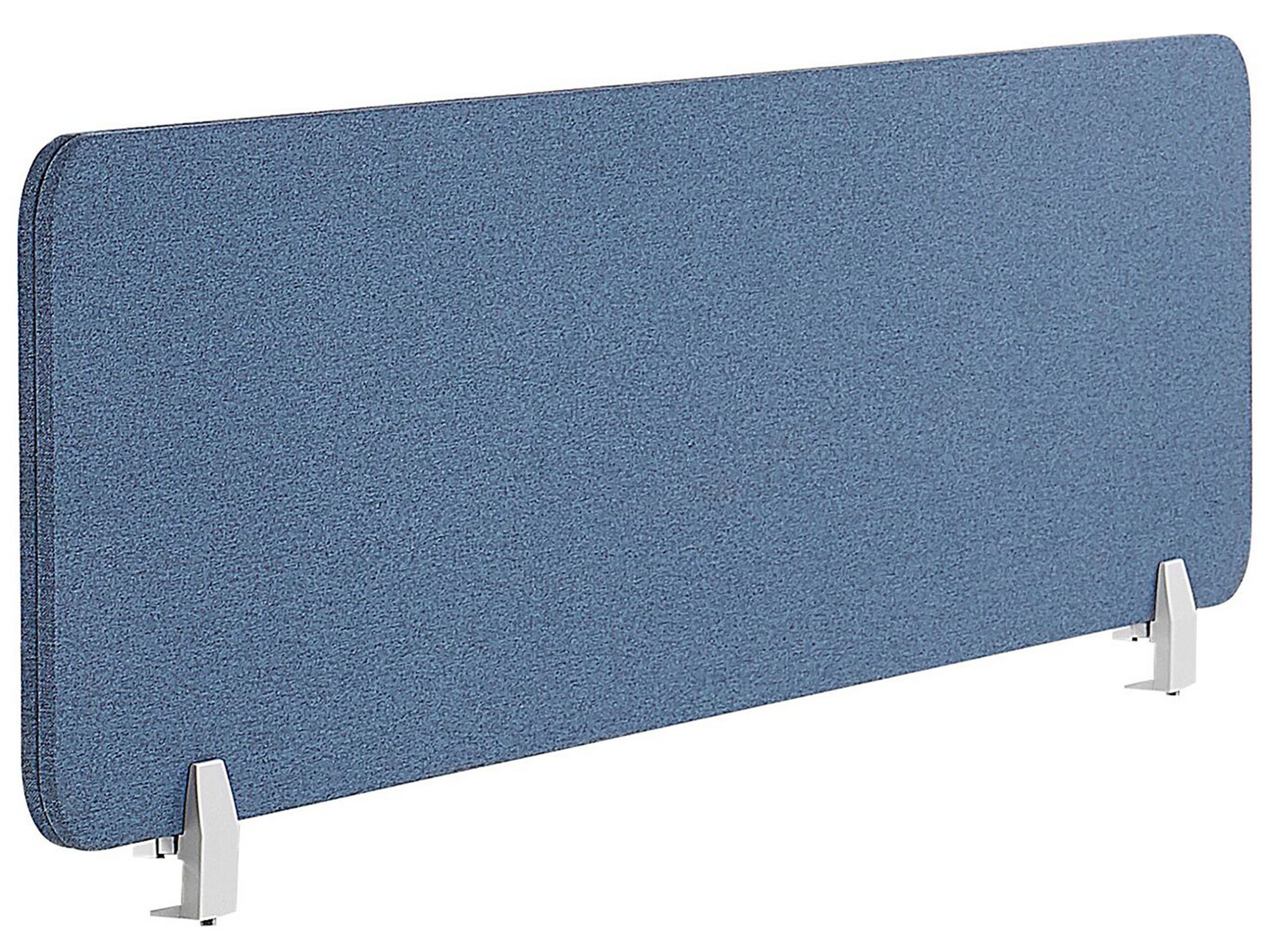 Desk Screen 130 x 40 cm Blue WALLY - Gemini Interiors