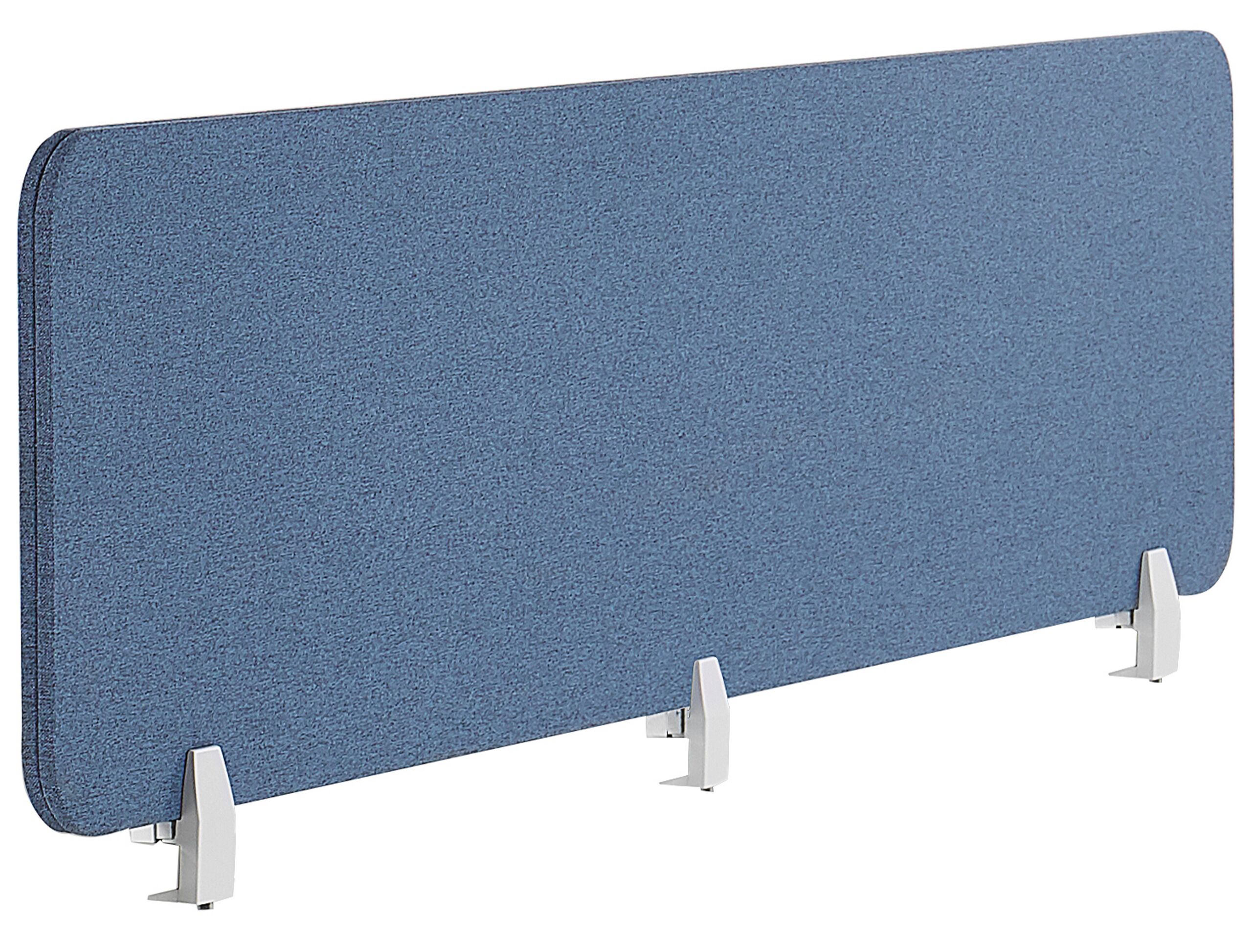 Desk Screen 180 x 40 cm Blue WALLY - Gemini Interiors