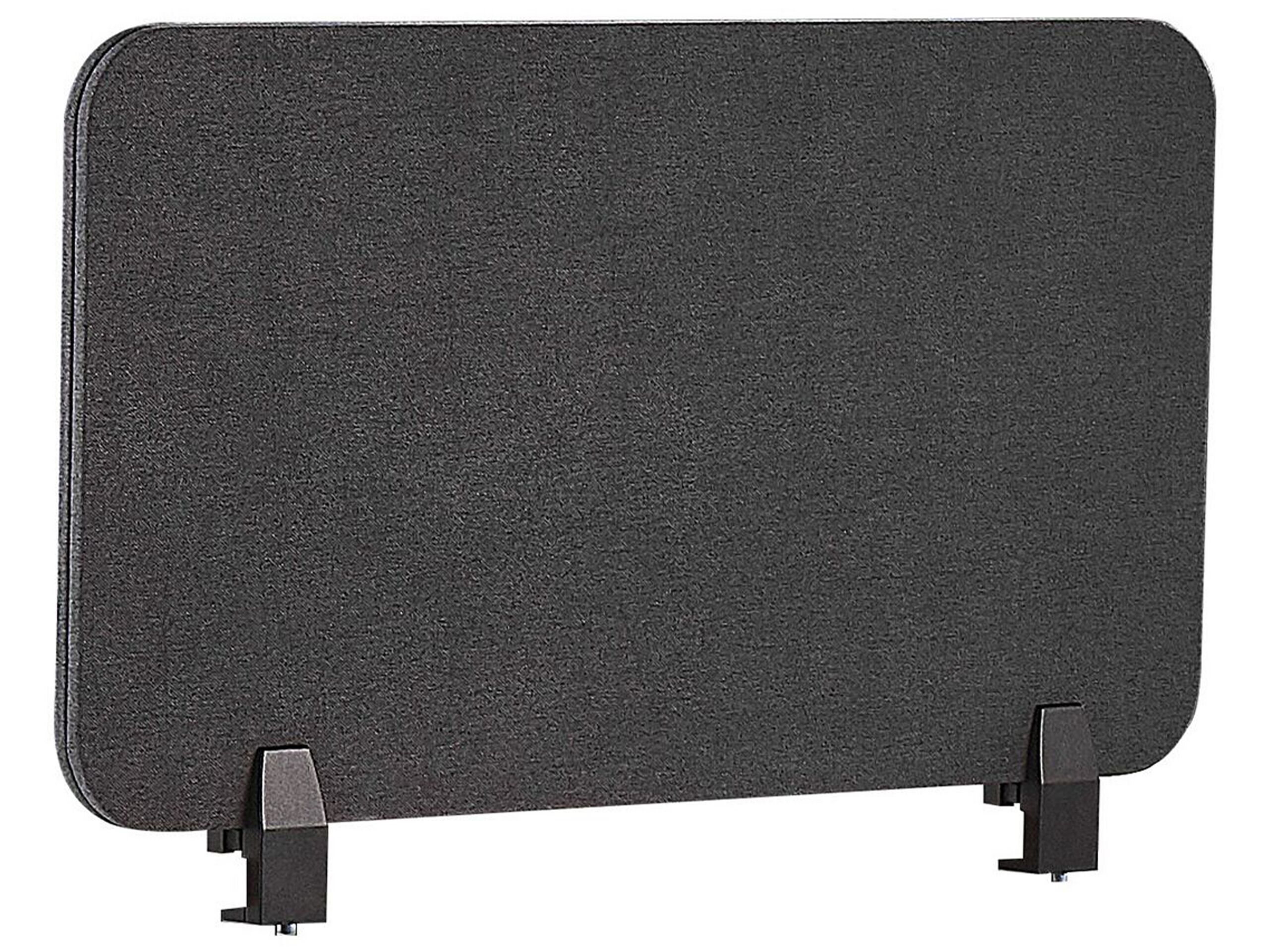 Desk Screen 72 x 40 cm Dark Grey WALLY - Gemini Interiors
