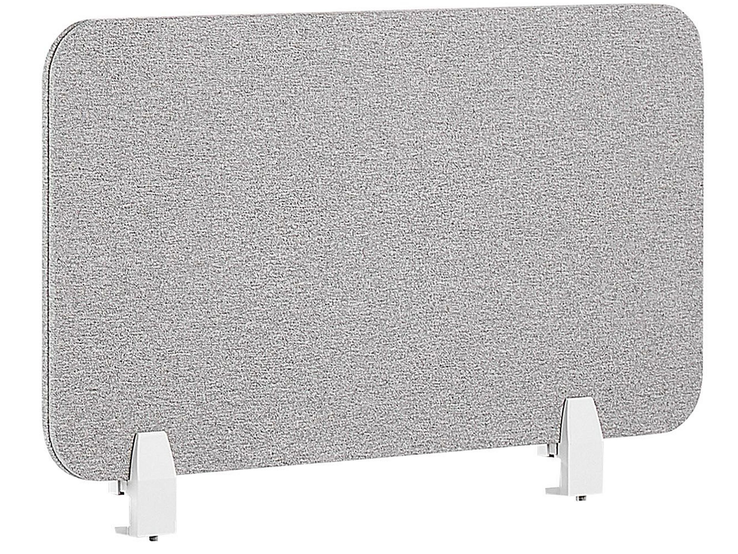 Desk Screen 80 x 40 cm Light Grey WALLY - Gemini Interiors