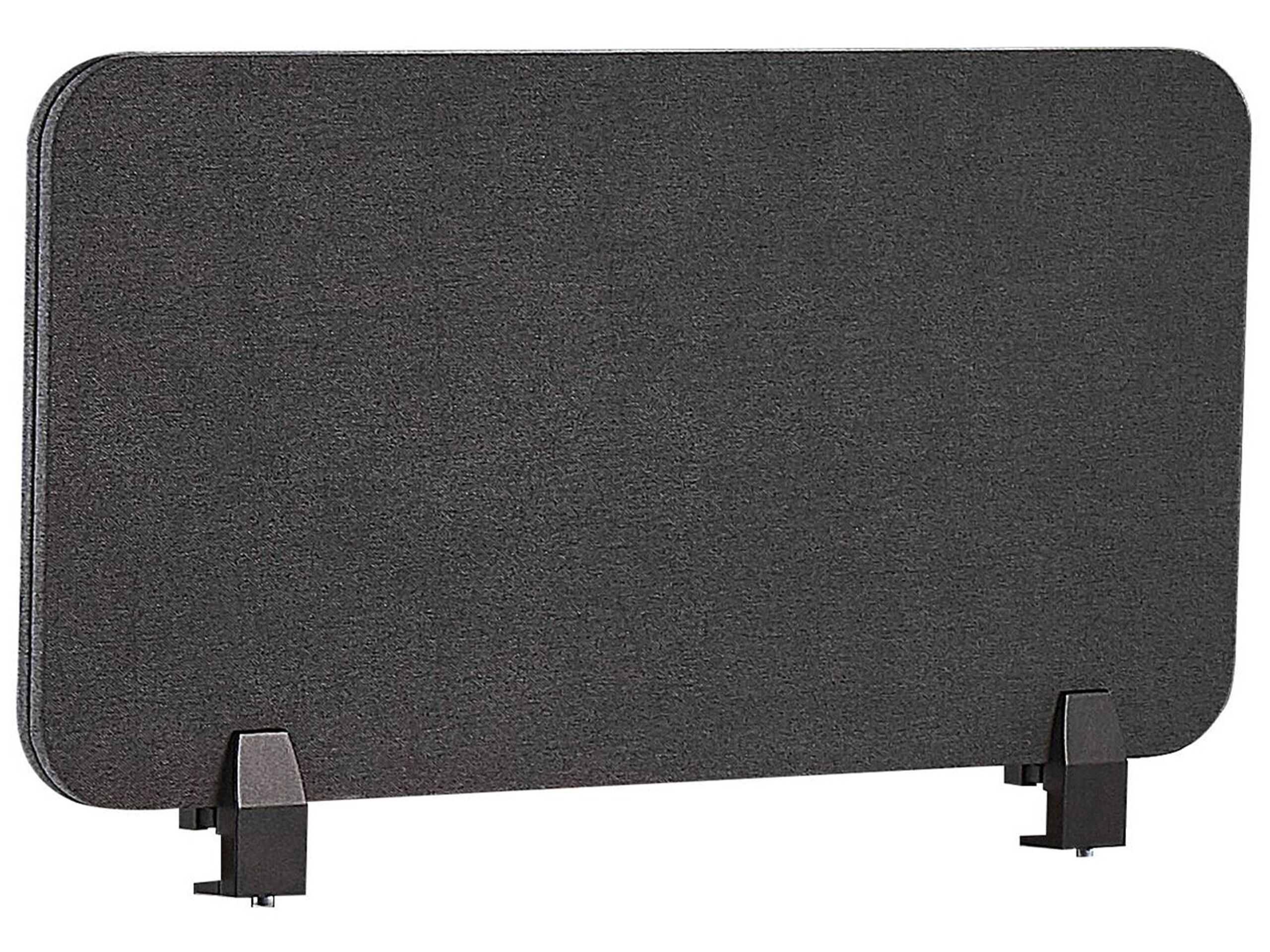 Desk Screen 80 x 40 cm Dark Grey WALLY - Gemini Interiors
