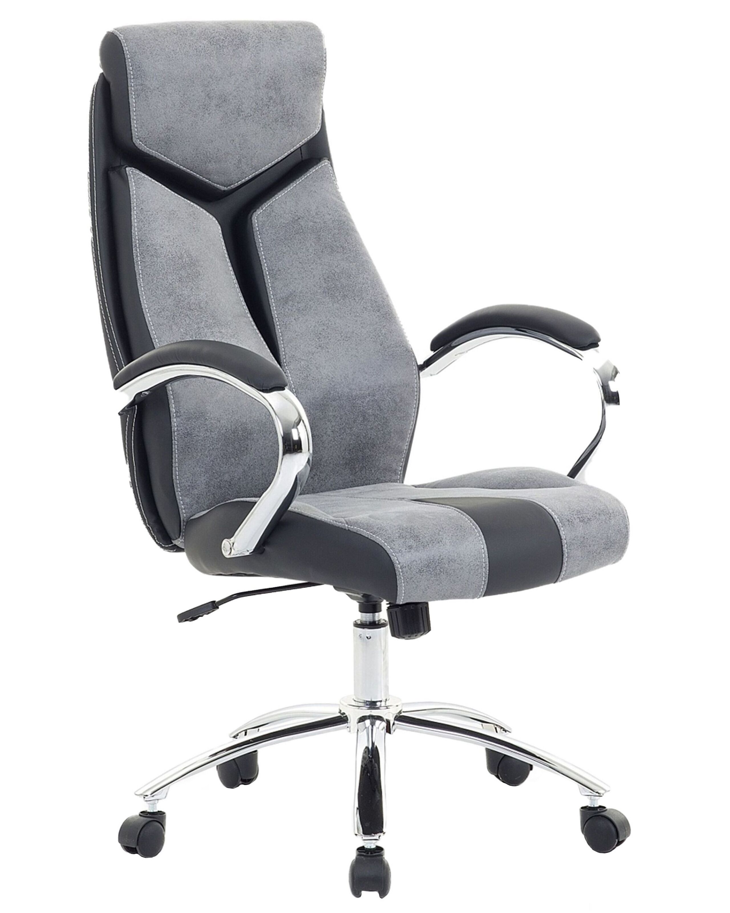 Swivel Office Chair Grey FORMULA 1 - Gemini Interiors