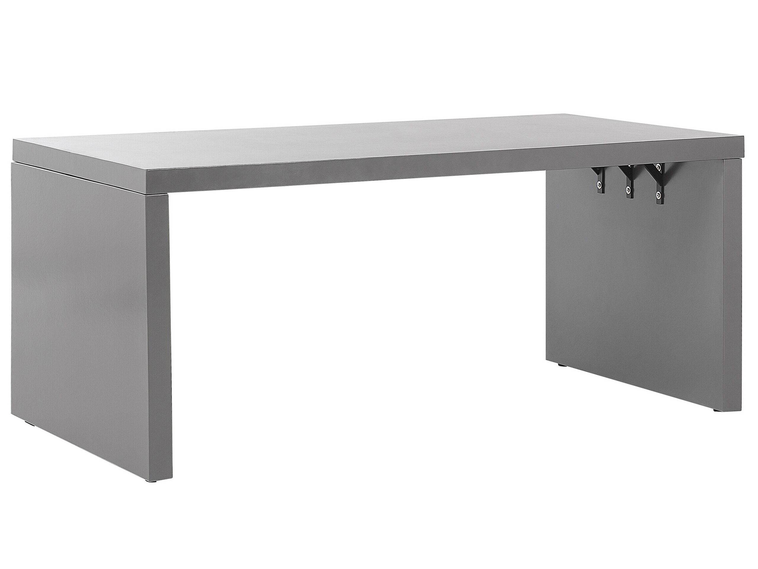 Concrete Garden Dining Table U Shape 180 x 90 cm Grey TARANTO - Gemini Interiors