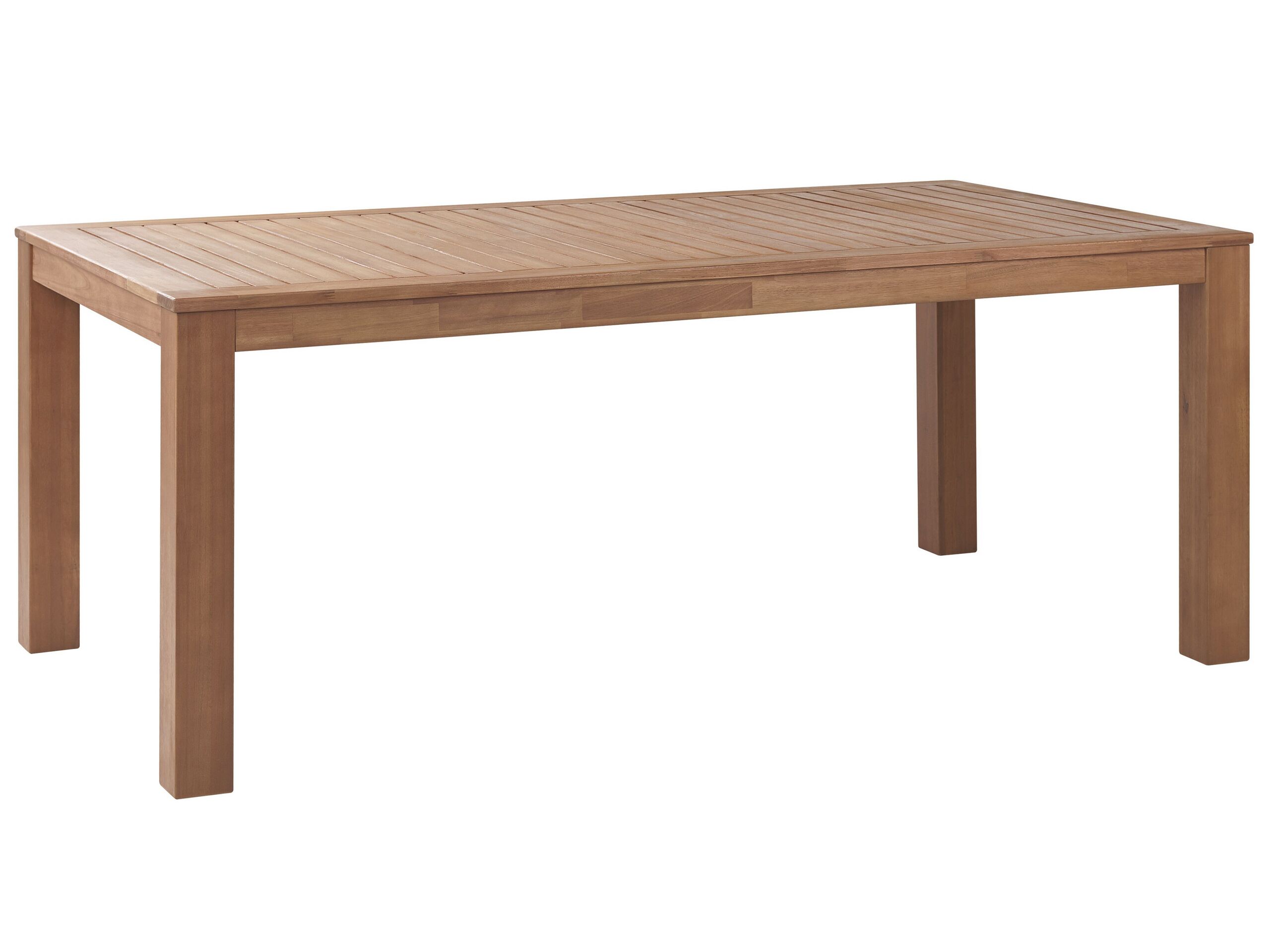 Eucalyptus Garden Dining Table 190 x 105 cm Light Wood MONSANO - Gemini Interiors
