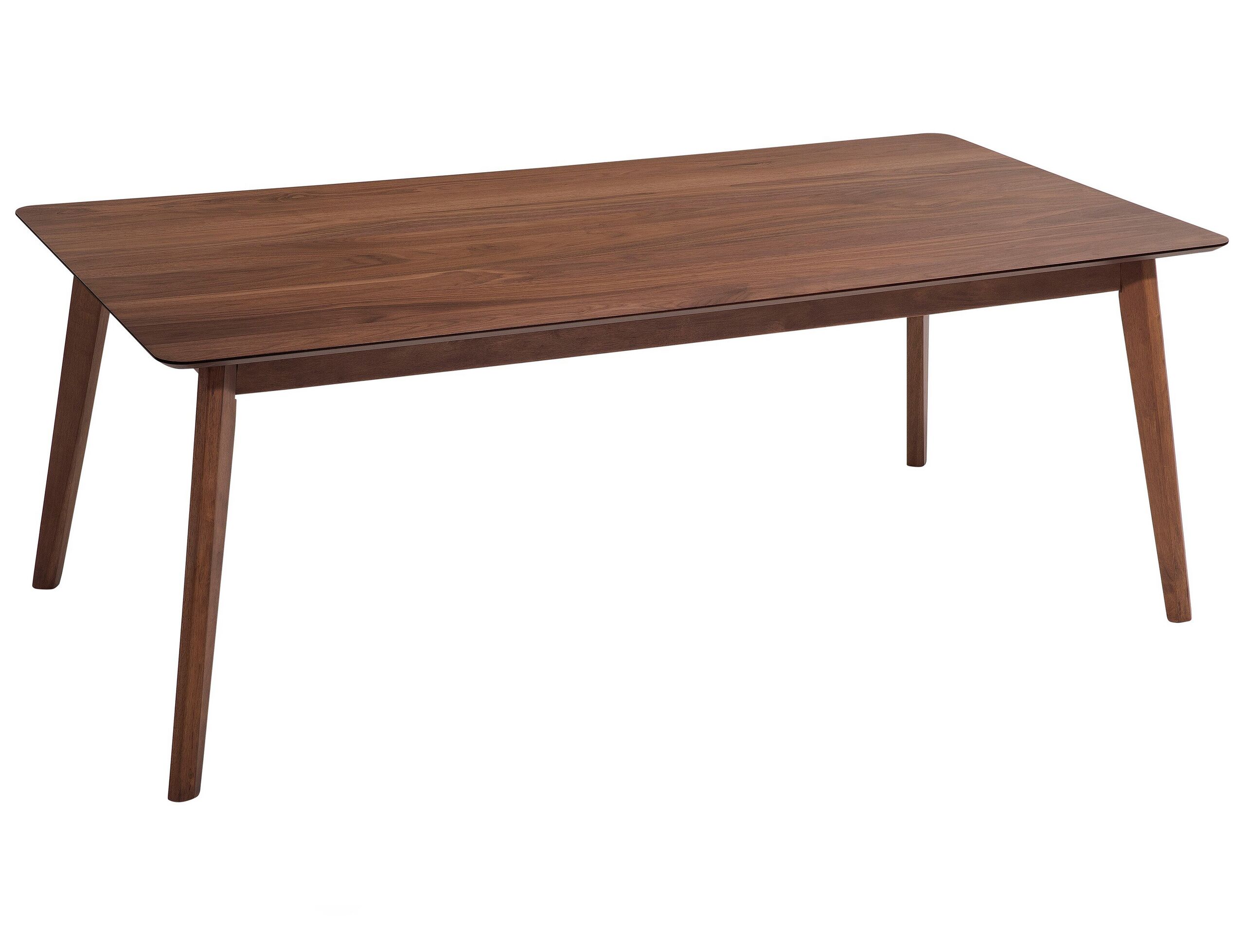 Dining Table 200 x 100 cm Dark Wood MADOX - Gemini Interiors