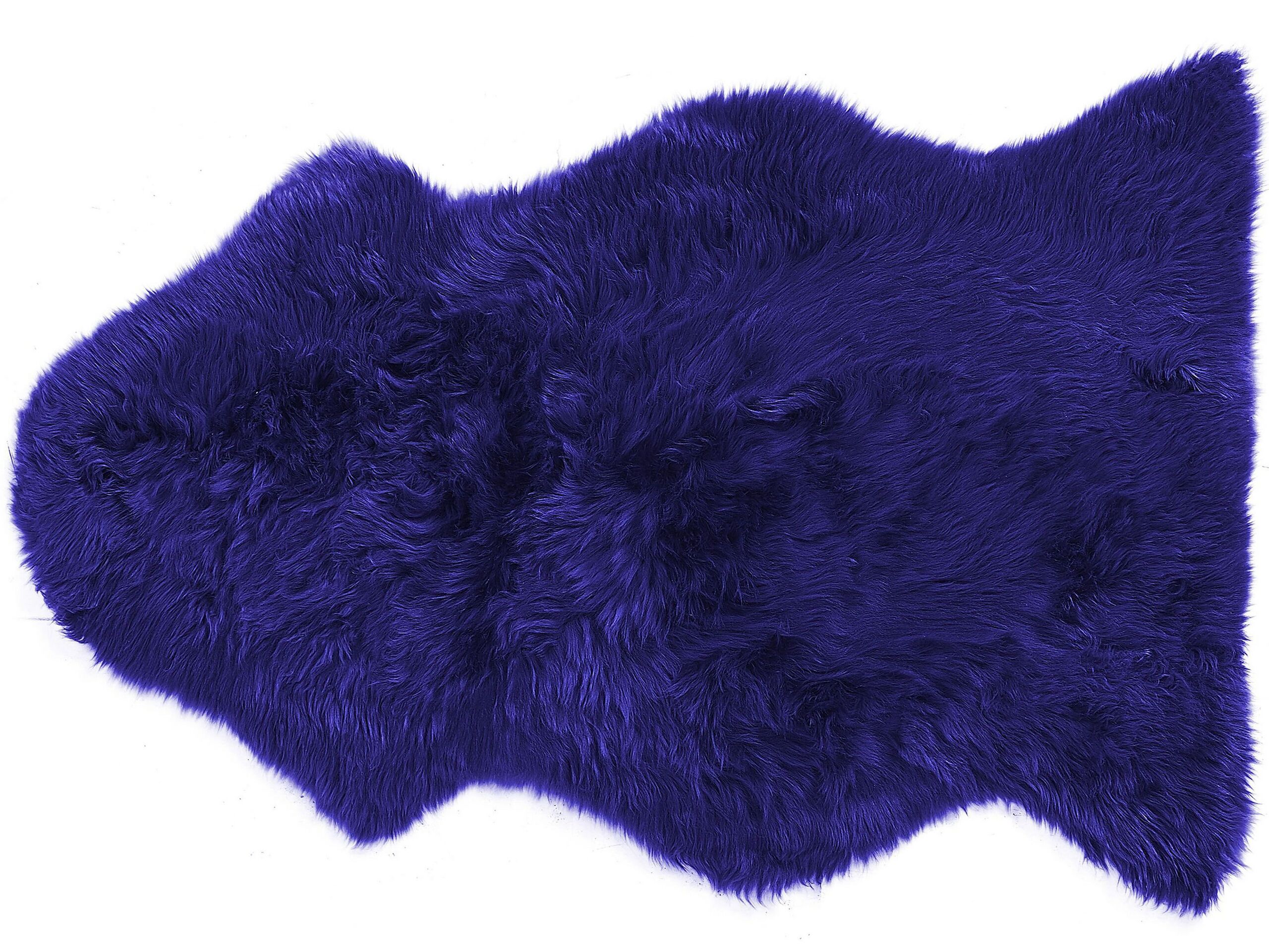 Sheepskin Rug Navy Blue - Gemini Interiors