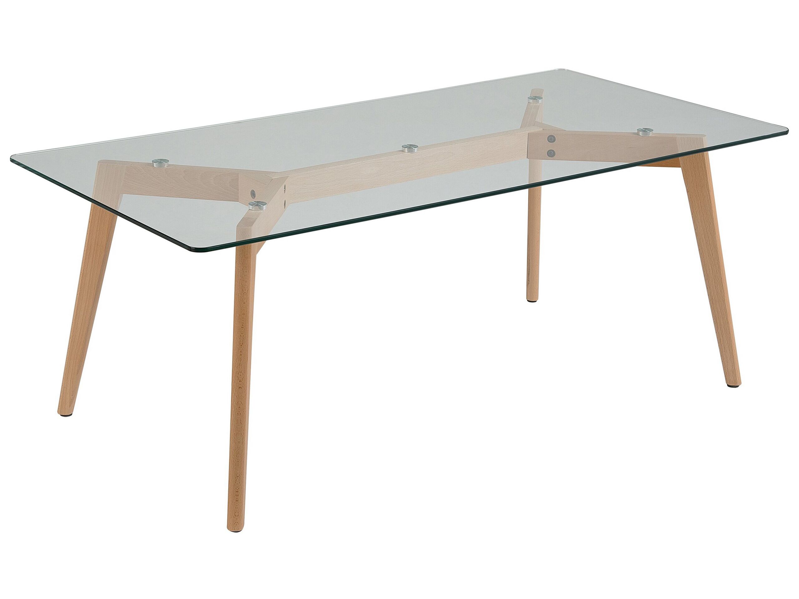 Glass Top Coffee Table HUDSON - Gemini Interiors