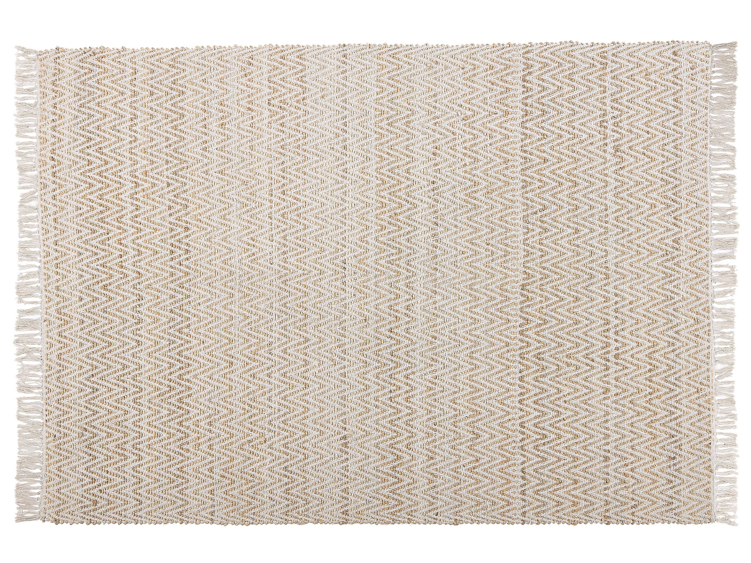 Jute Area Rug 140x200cm Beige - Gemini Interiors