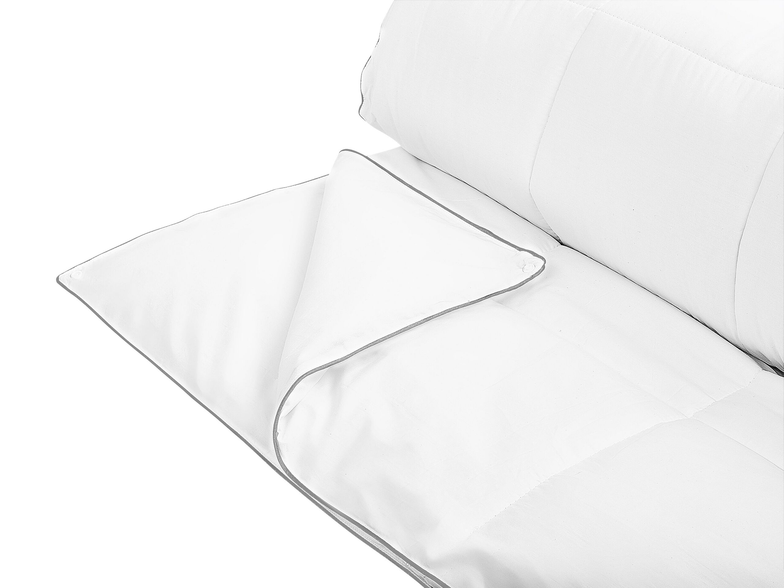 Microfibre Single Duvet Double-Layered All Season 135 x 200 cm TELENO - Gemini Interiors