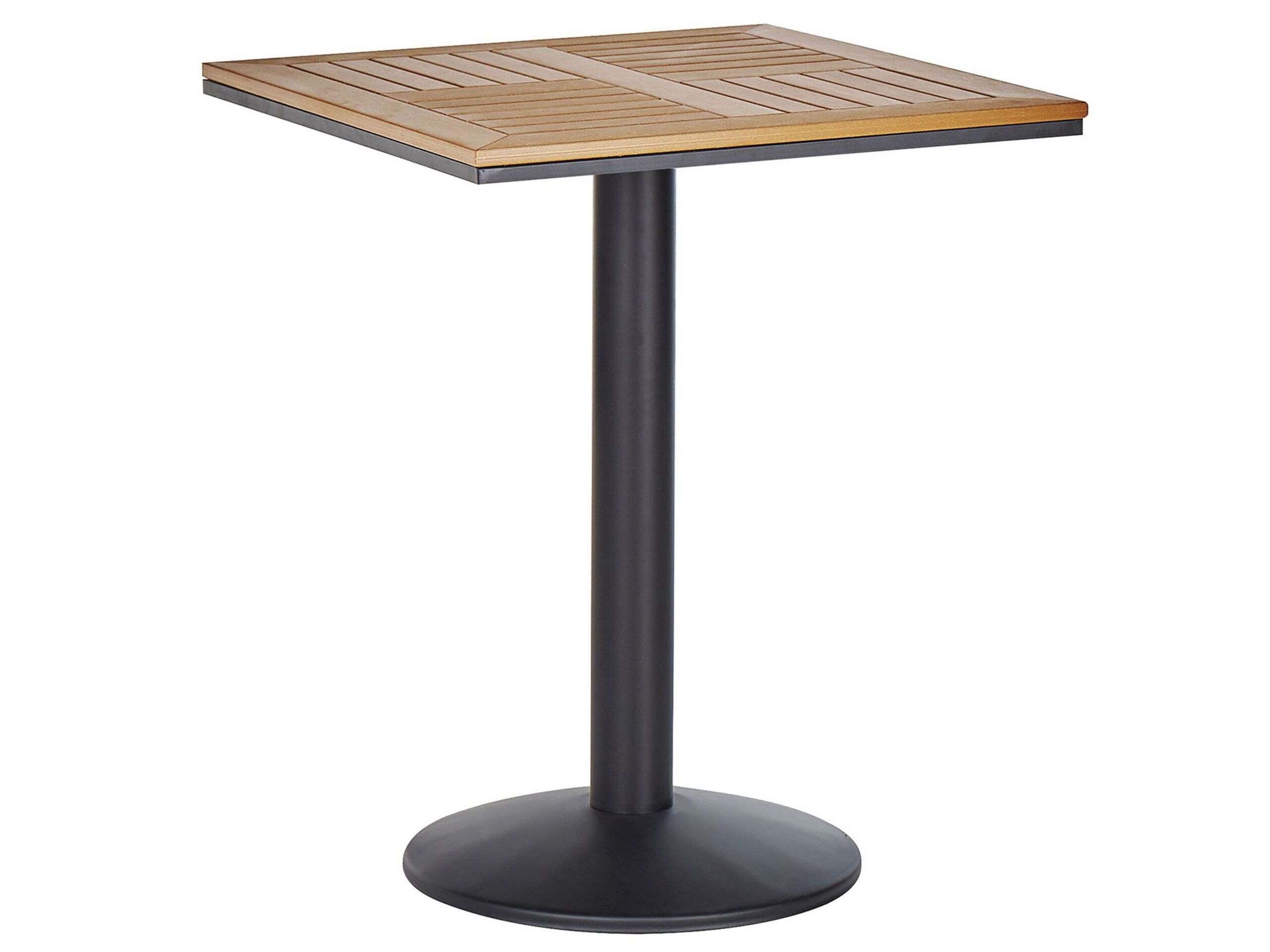 Garden Bistro Table 60 x 60 cm Light Wood PALMI - Gemini Interiors