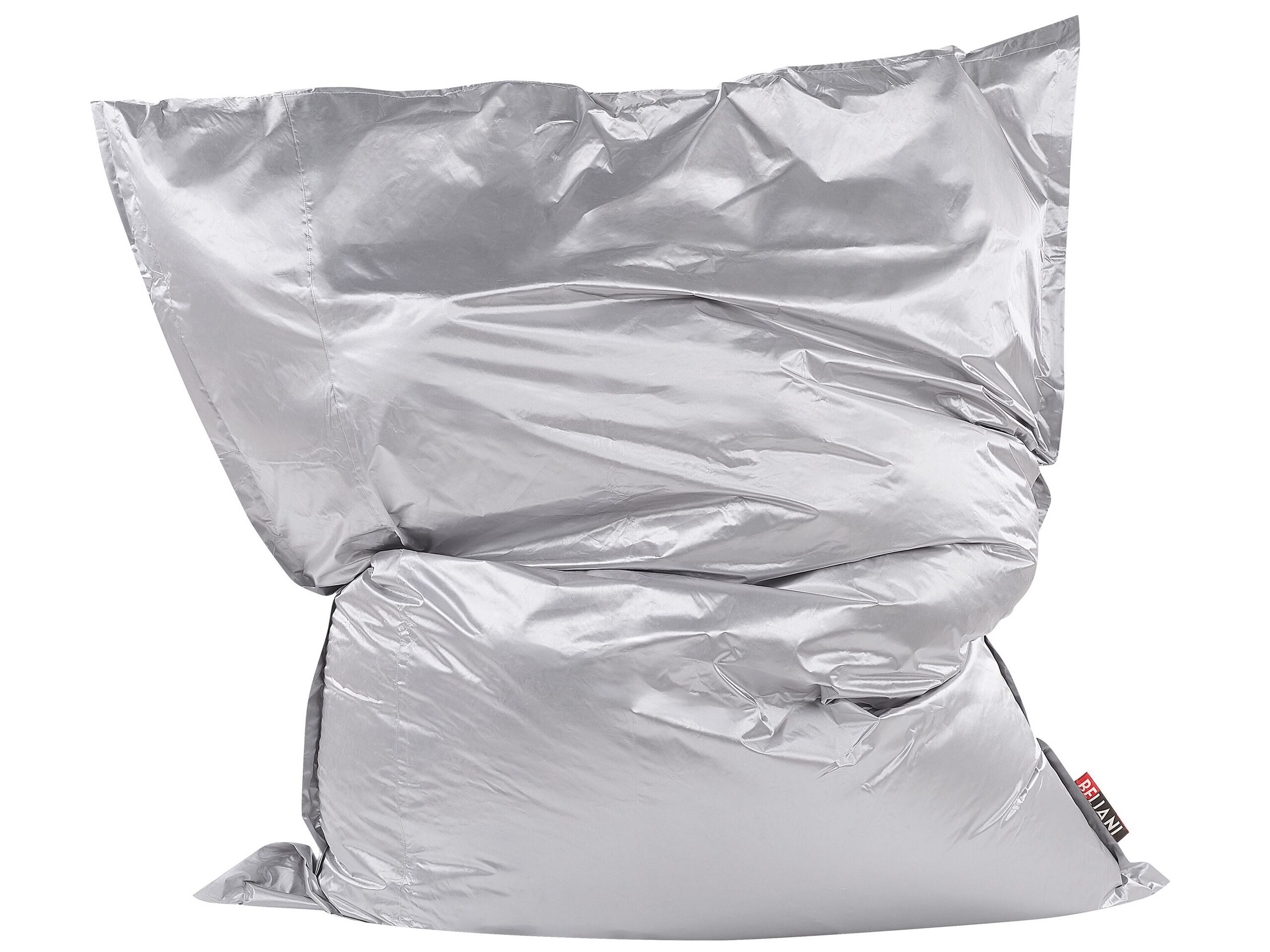 Extra Large Bean Bag 180 x 230 cm Silver FUZZY - Gemini Interiors